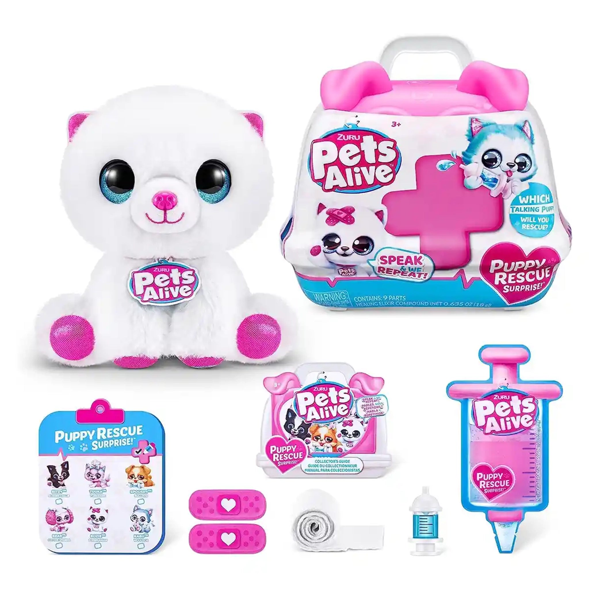 PETS ALIVE-PET SHOP SURPRISE-SERIES 3 INTERACTIVE PLUSH,Assortment