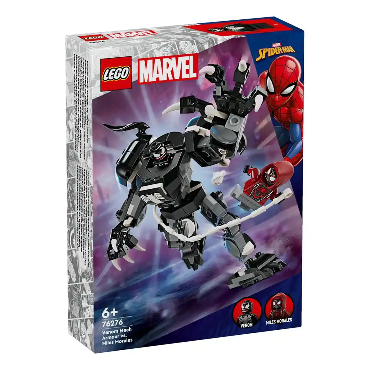 LEGO Marvel Venom Mech Armour vs. Miles Morales 76276