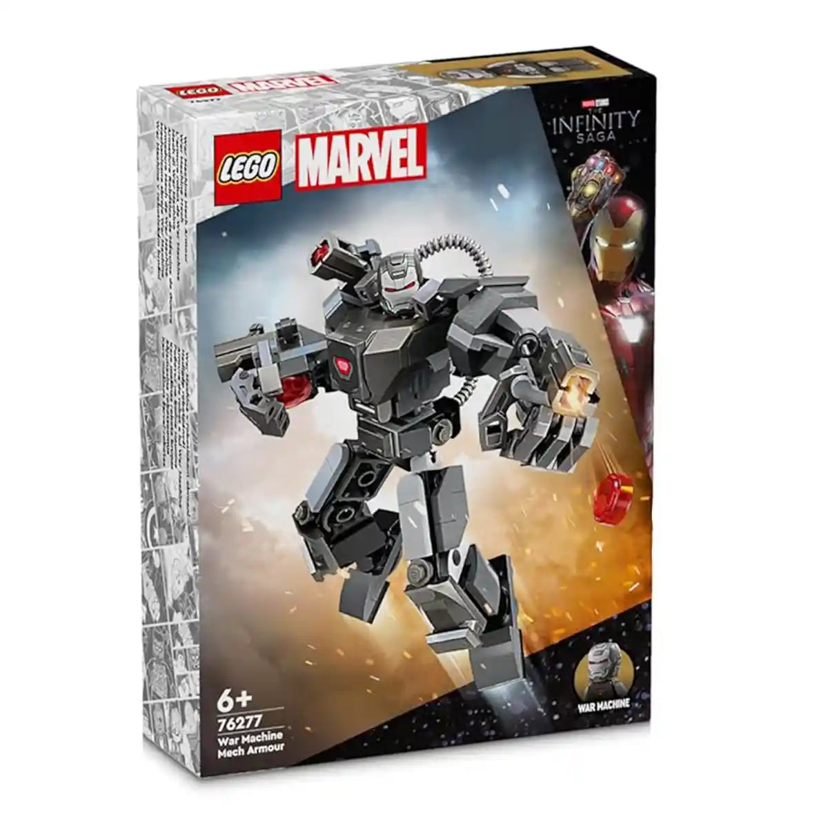 LEGO Marvel War Machine Mech Armour Building Toy 76277
