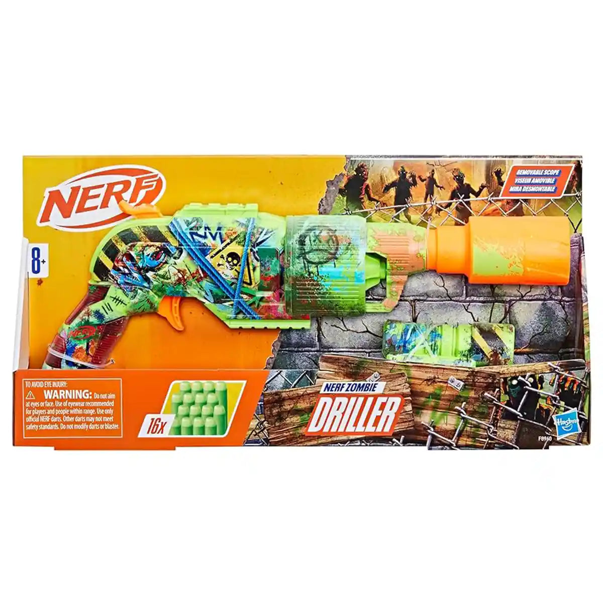 NERF Zombie Driller Dart Blaster