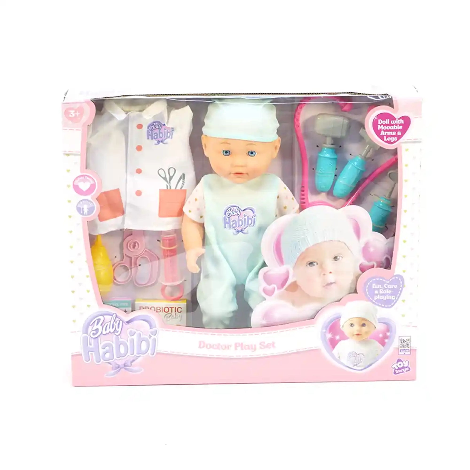Baby Habibi Doll Doctor Play Set 14inch
