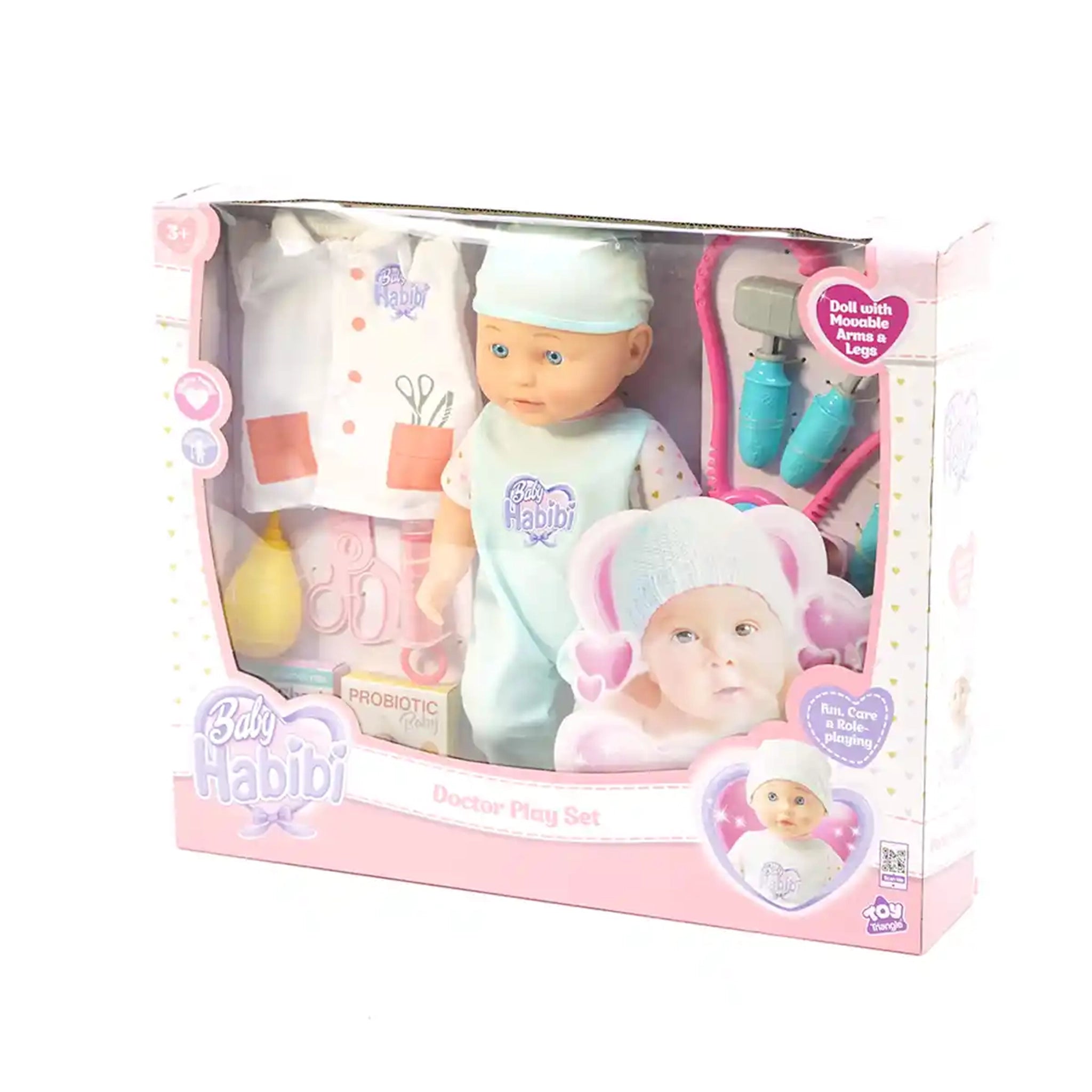Baby Habibi Doll Doctor Play Set 14inch