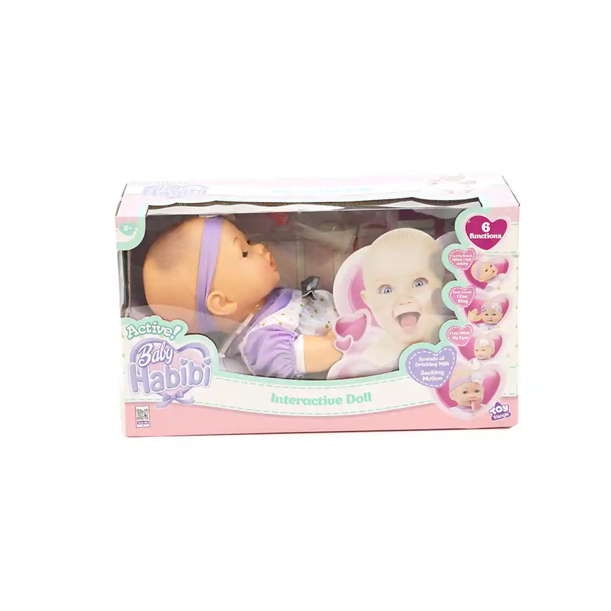 Baby Habibi Doll Interactive Doll 16inch (Active) 3yrs+
