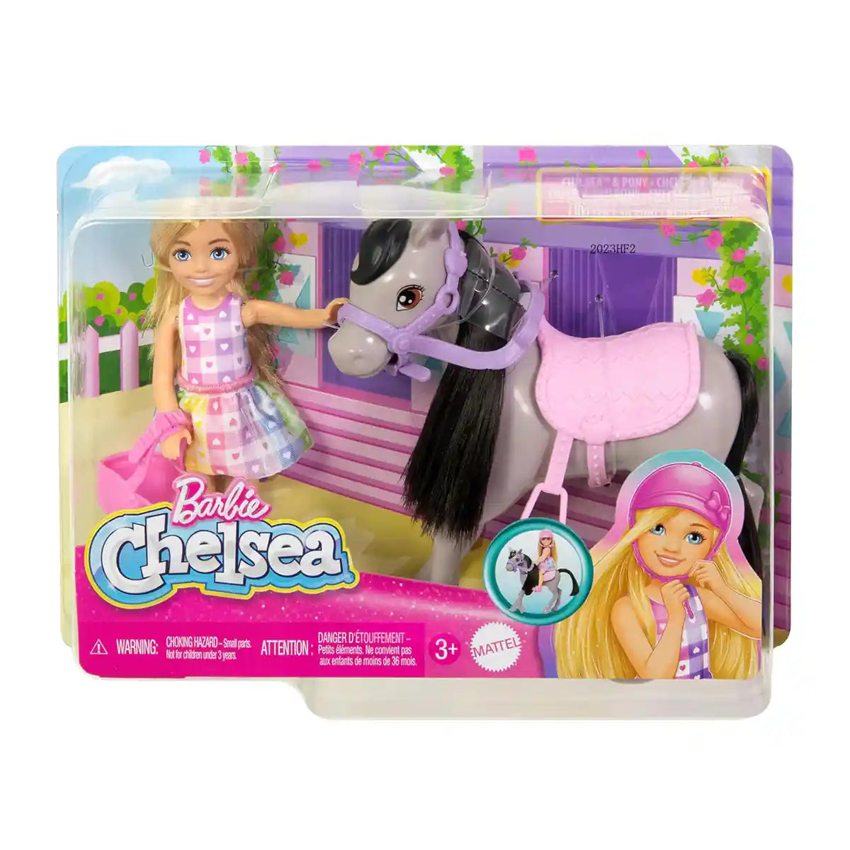 Barbie  Club Chelsea & Pony- Blonde