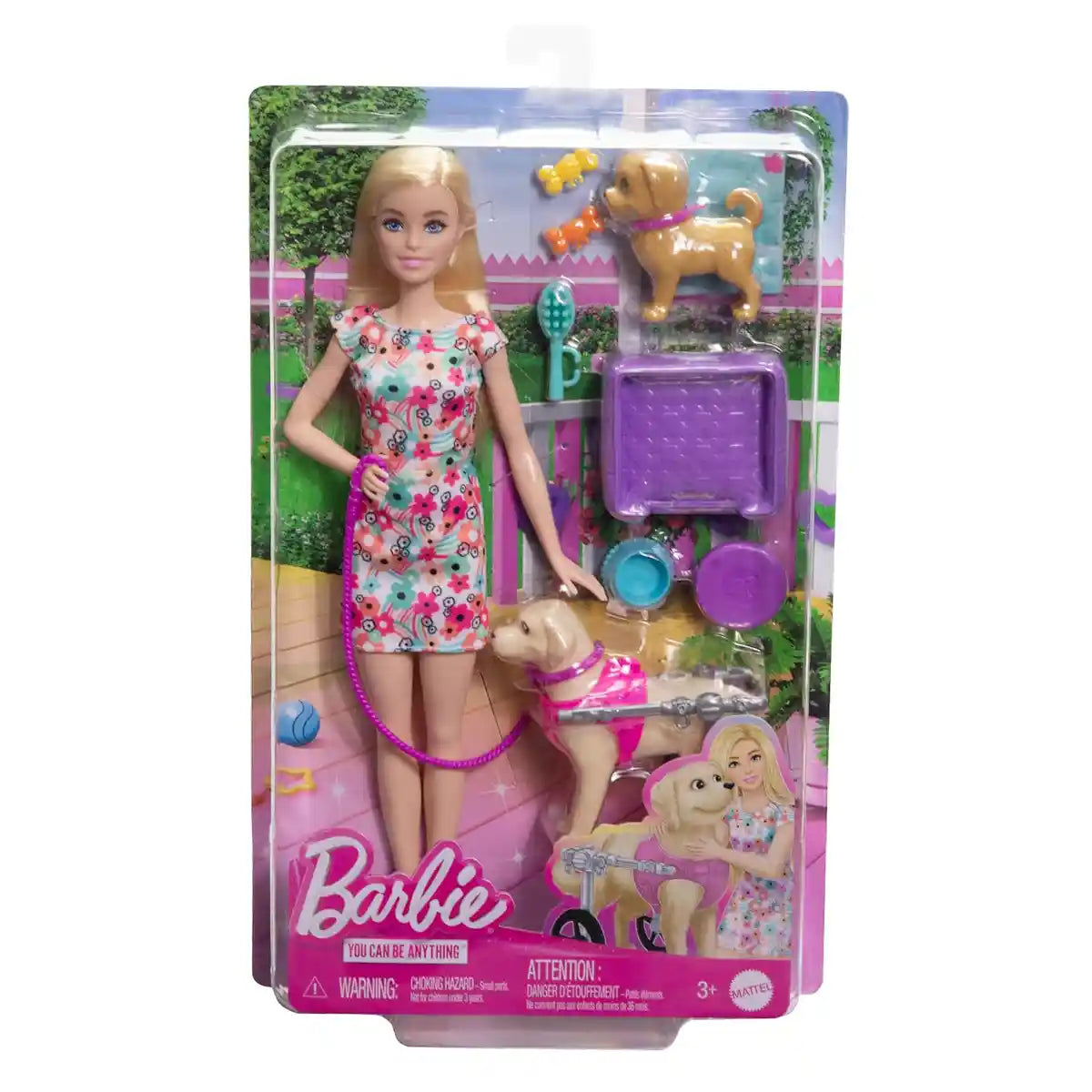 Barbie Walk & Wheel Pet Playset