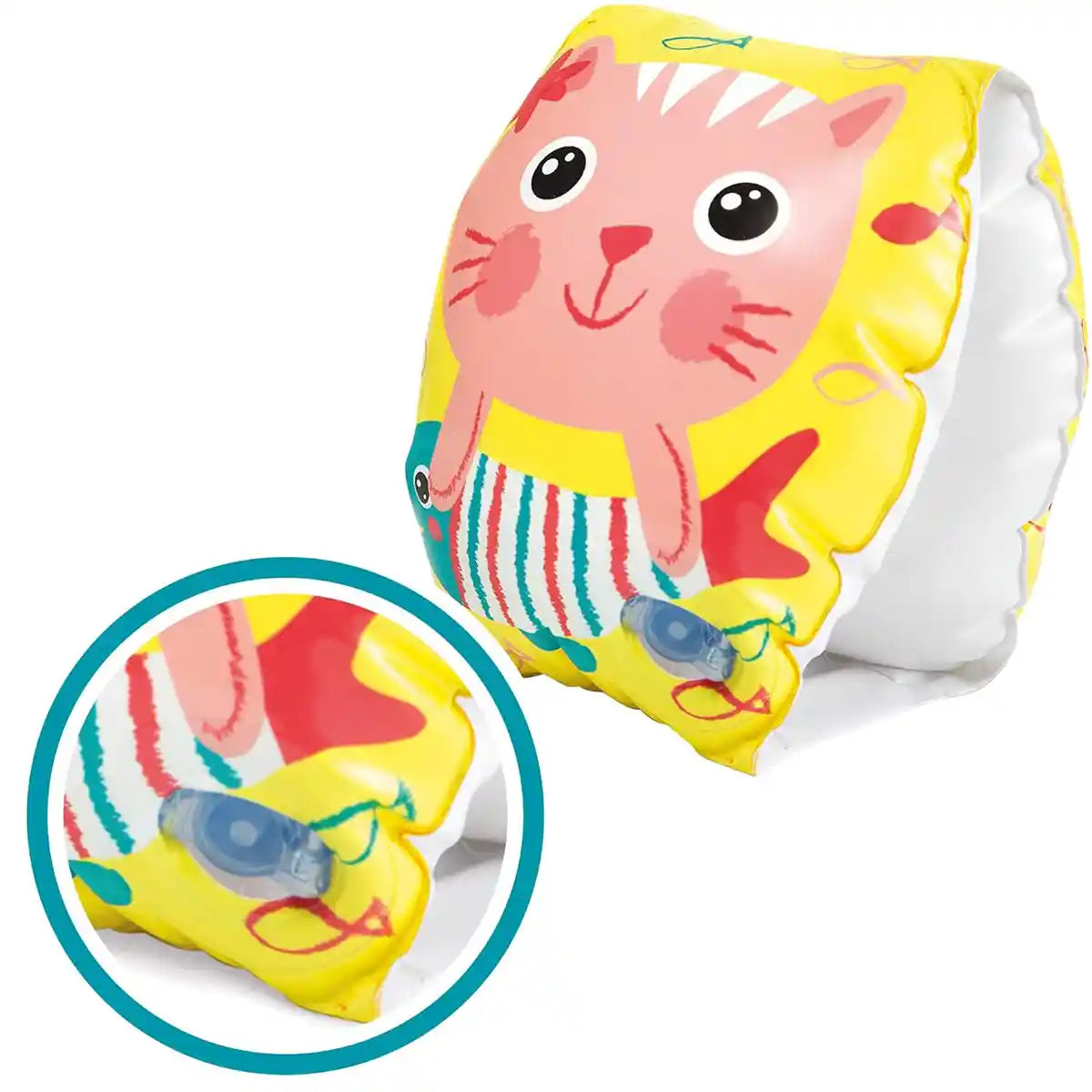 INTEX HAPPY KITTEN ARM BANDS, AGES 3-6 42156665