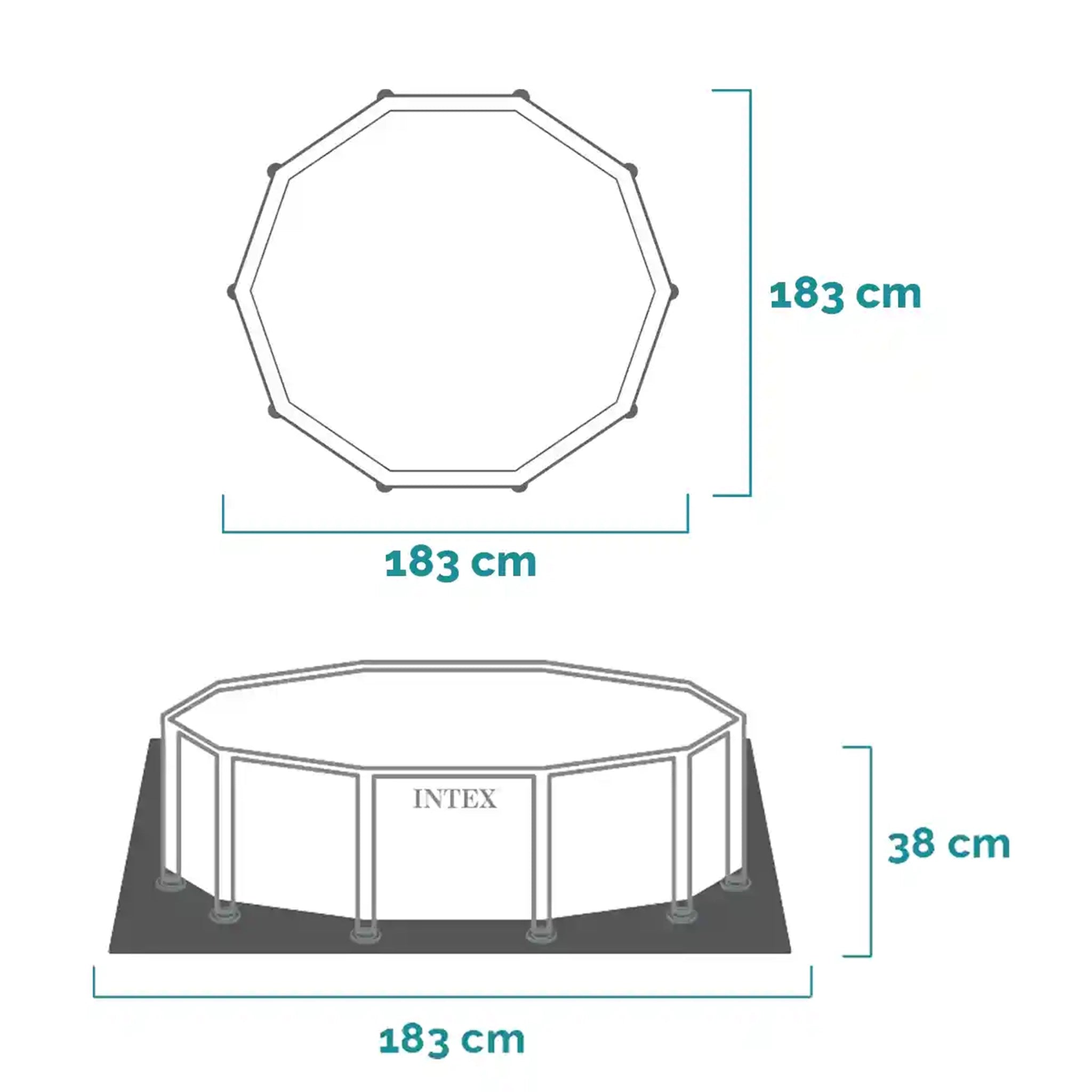 INTEX CANOPY METAL FRAMETM POOL