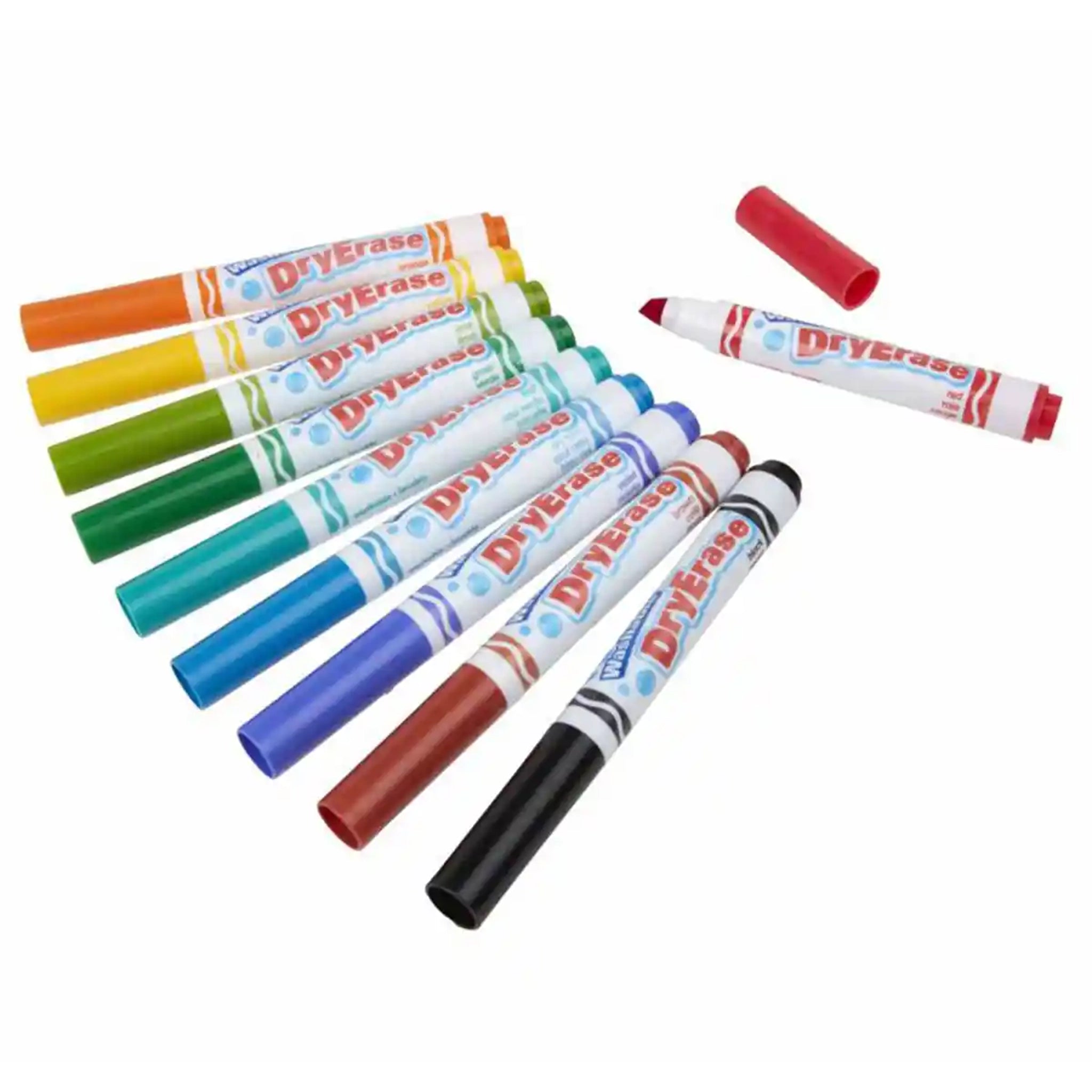 10 Ct Wedge Tip Dry-Erase Markers, Washable