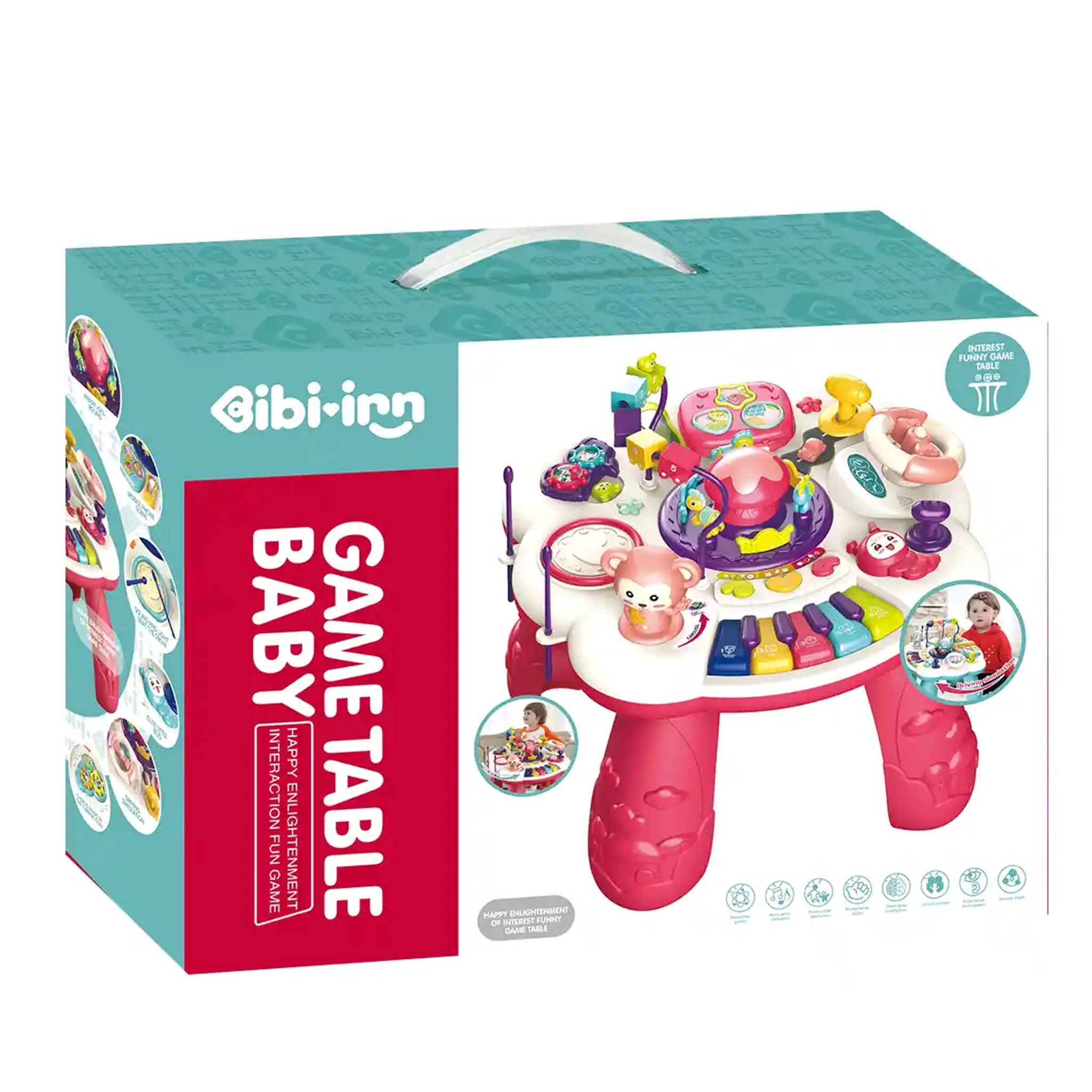 BIBI-INN GAME TABLE (RED) 3YRS+