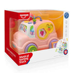 Cartoon Building Block Car (Pink)18+