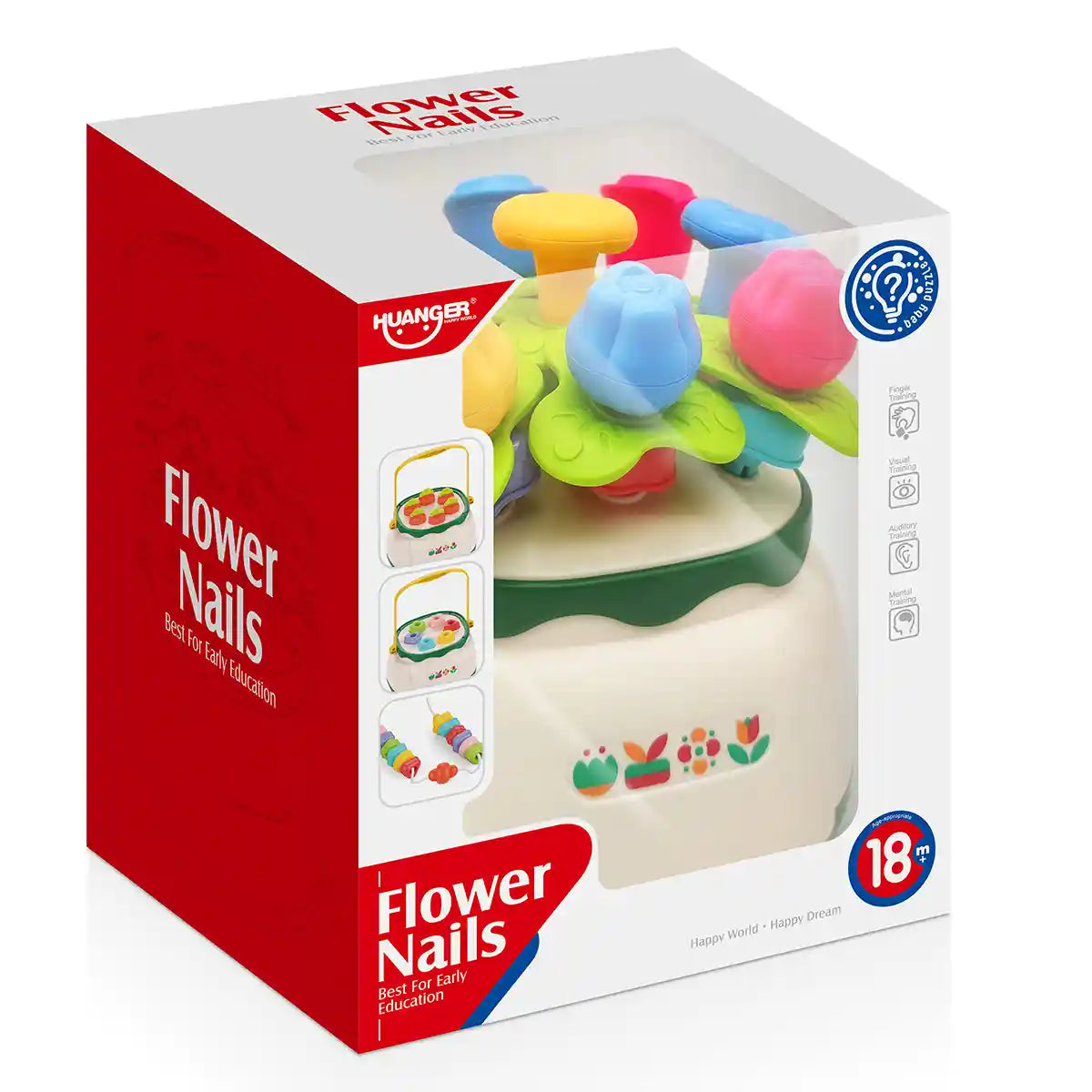 SHAPE SORTING TOY WITH BLOCK 18M+