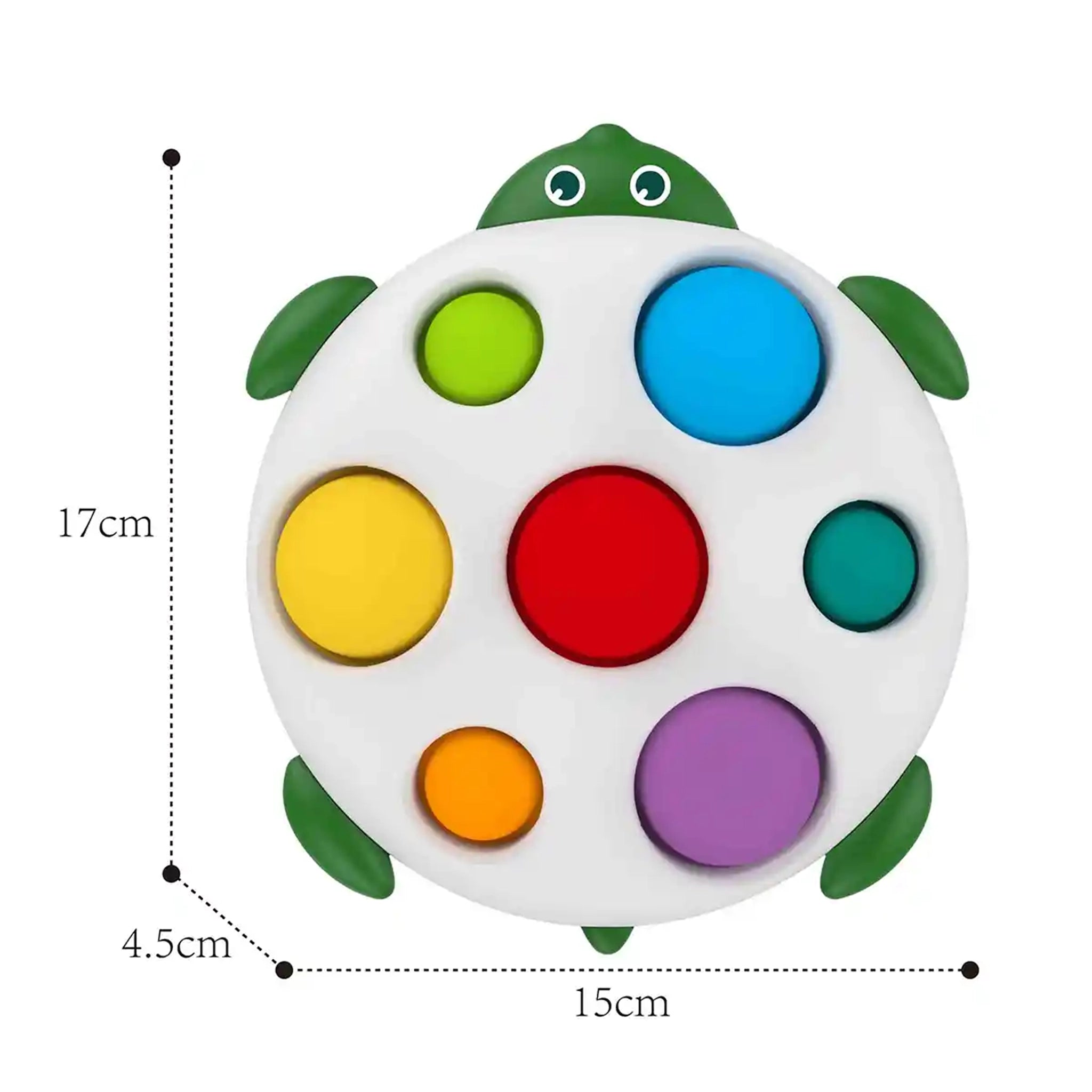 TURTLE TACTILE BALL 6M+
