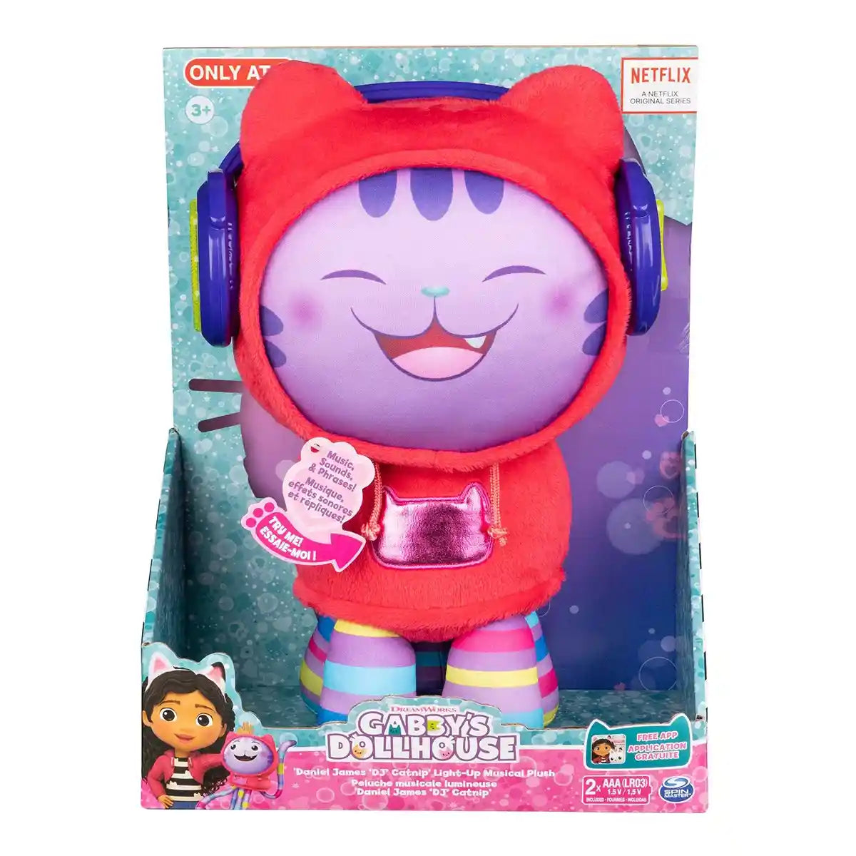 Gabby's DH Dj Catnip Musical Plush
