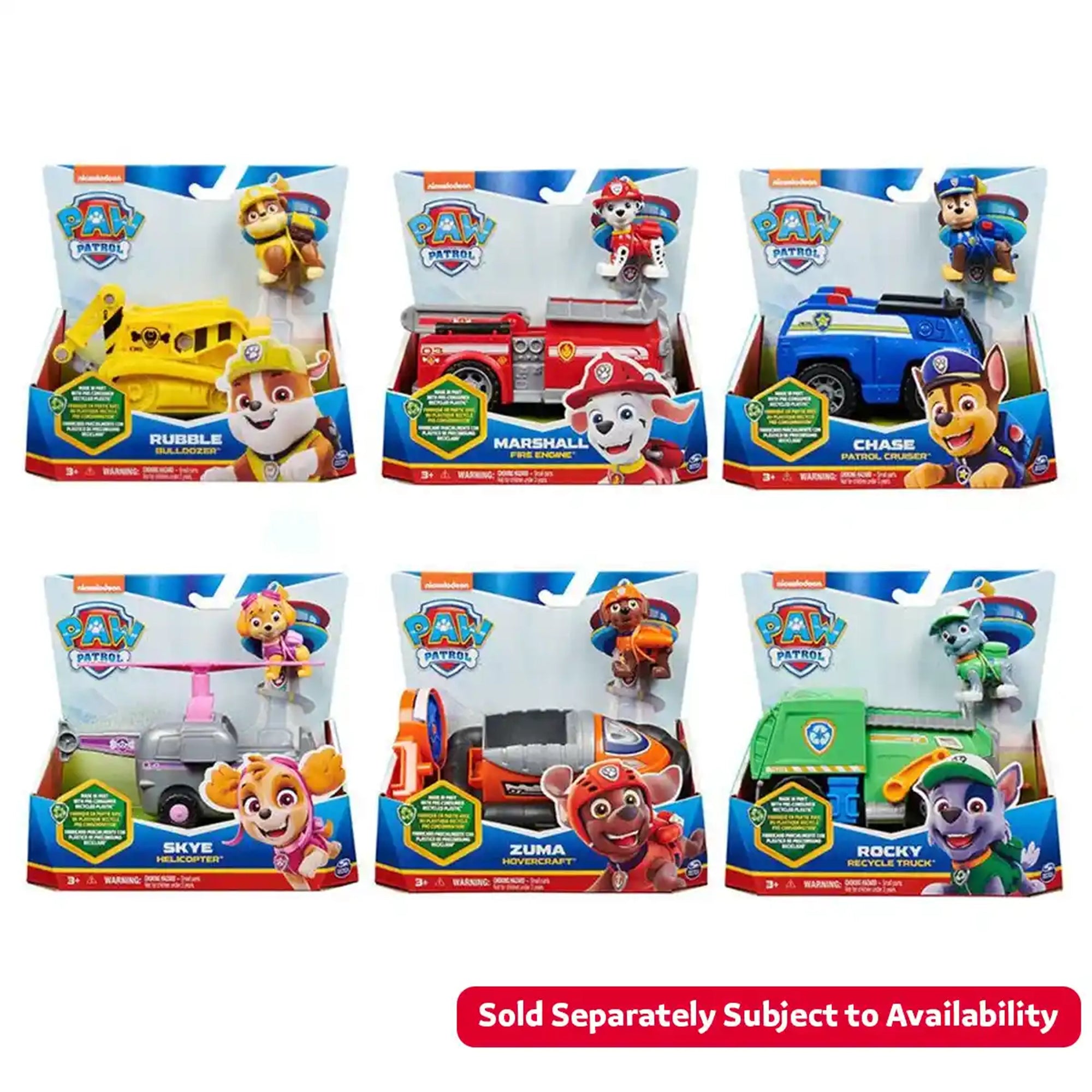 Paw Patrol Basic Vehicle SustainableAsst
