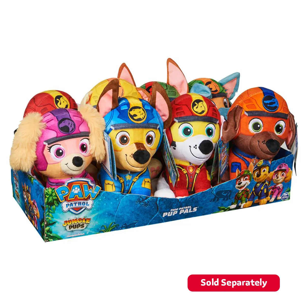 Paw Patrol Jungle Basic Plush Asst. CDU