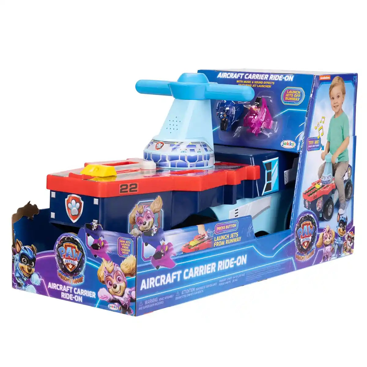 Paw Patrol Movie2 AirCraft Carrier Ride-On