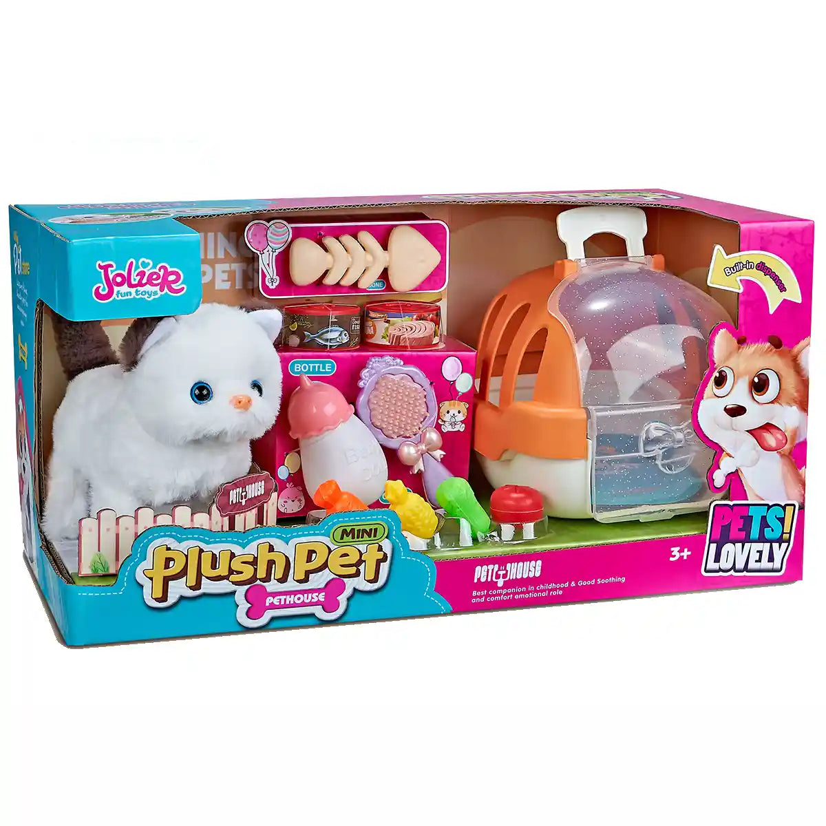 Electronic Plush Pet Cat With Accessories 3yrs+ MC-1066