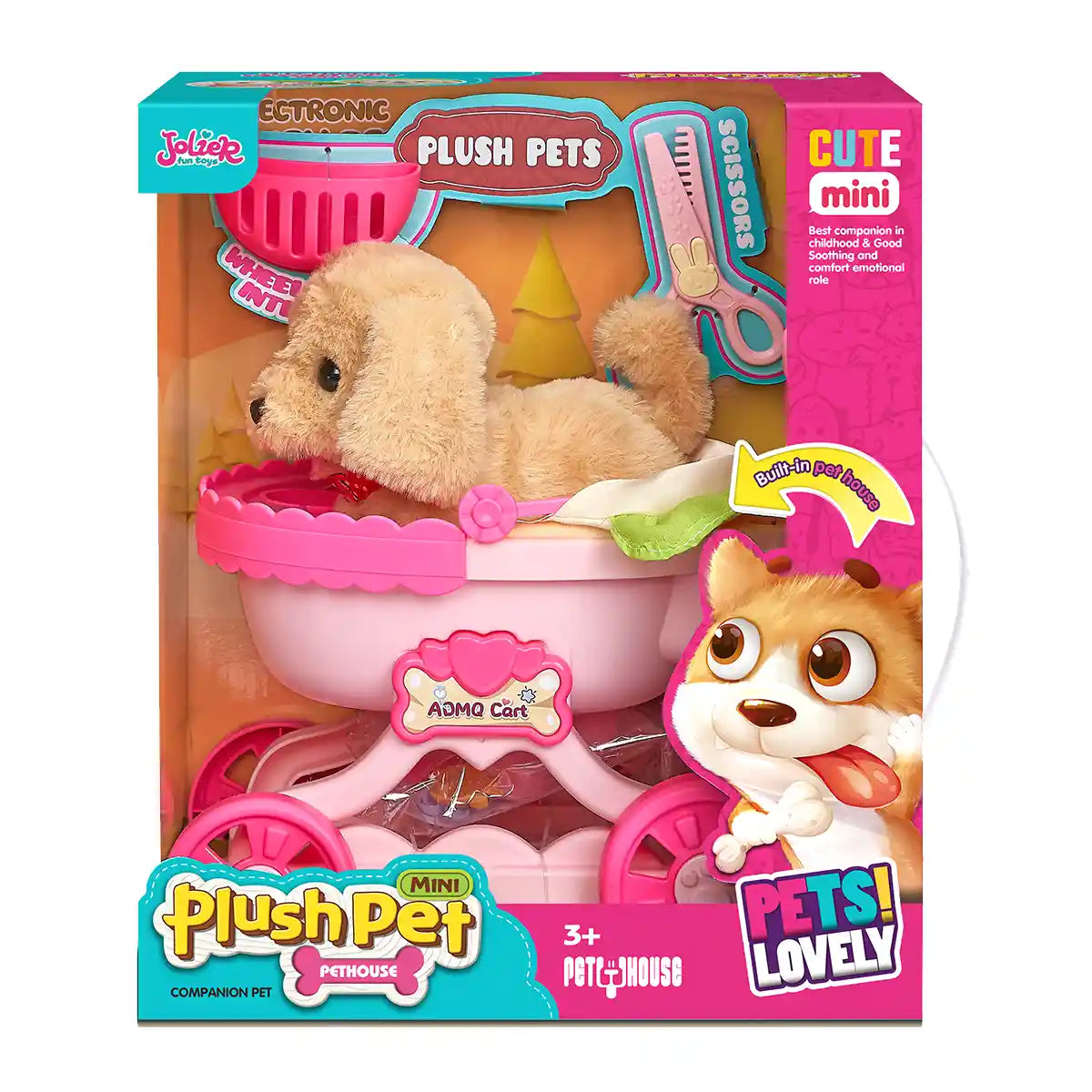 B/O Plush Pet With Accessories 3yrs+ MC-1082