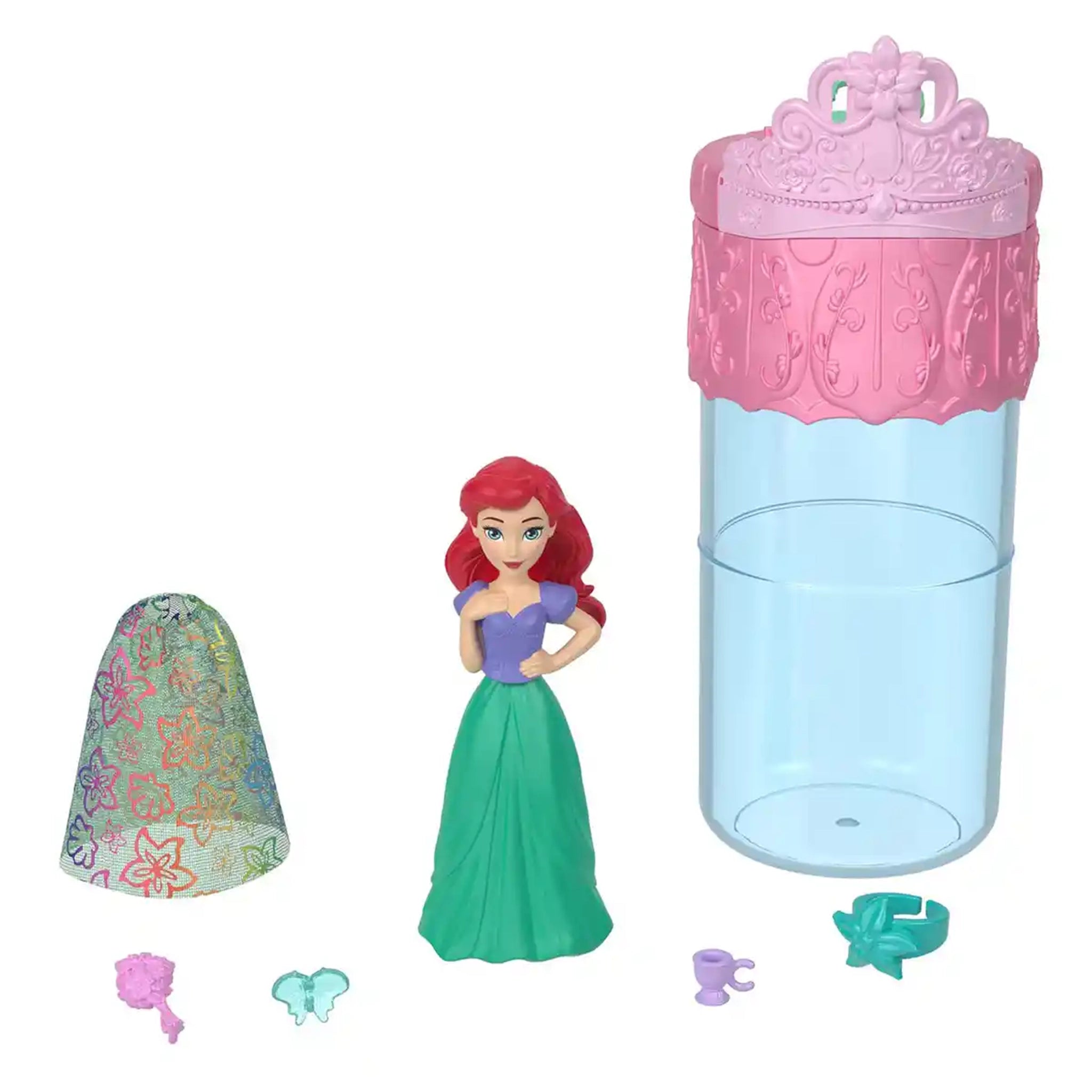 Disney Princess Small Doll - Royal Reveal Flower Spring Asst CDU