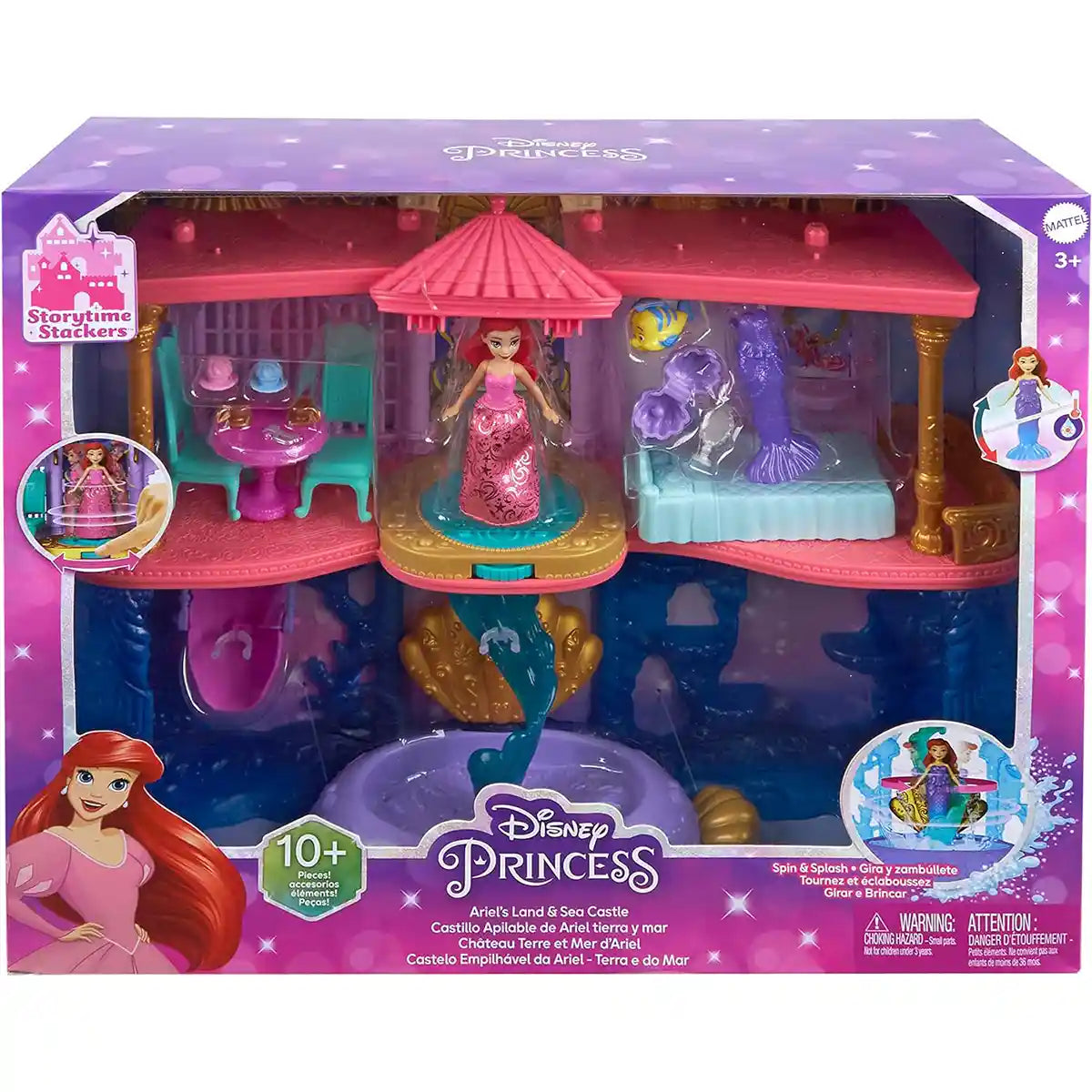 Disney Princess Small Doll Ariel Deluxe Castle