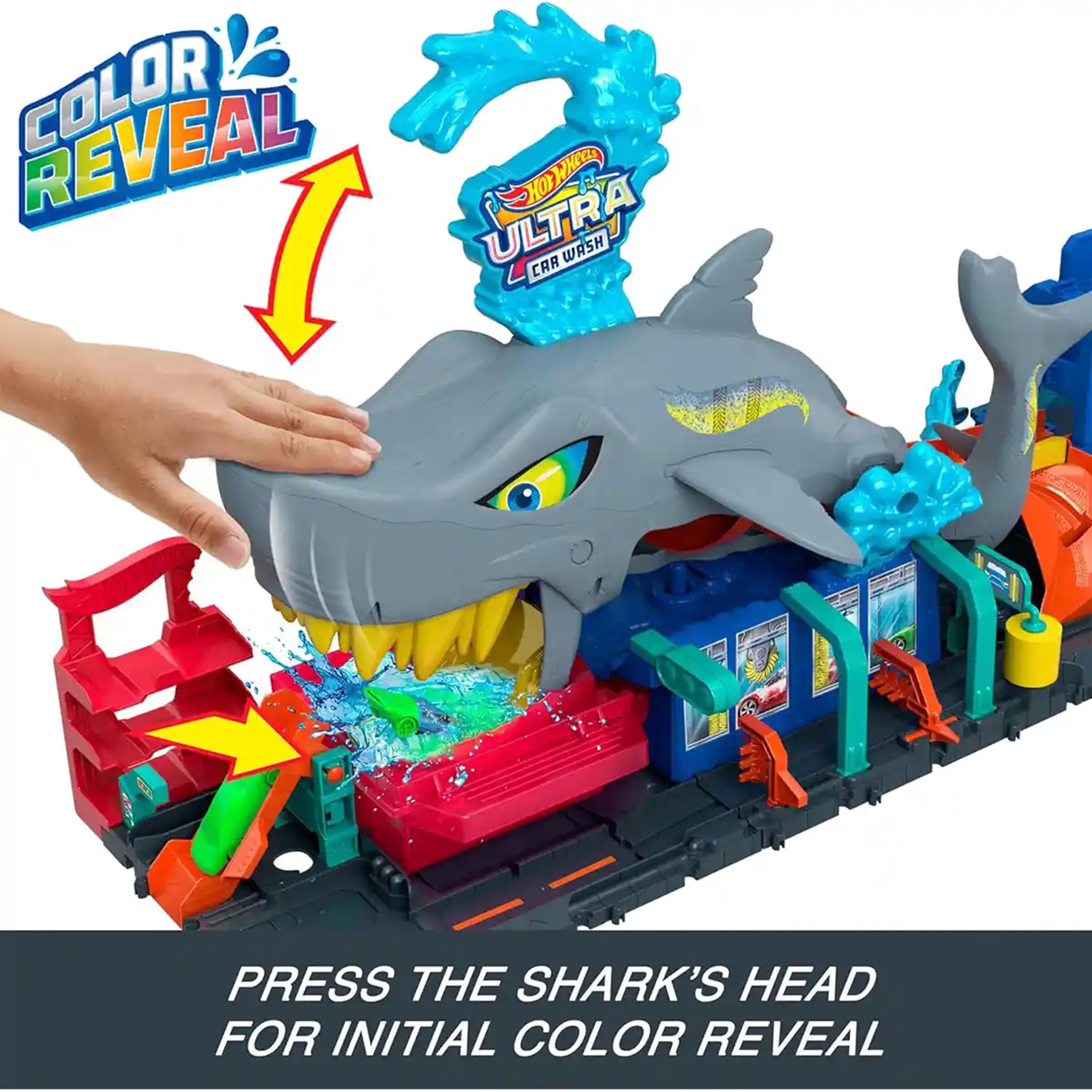 HW City Ultra Shark Car Wash