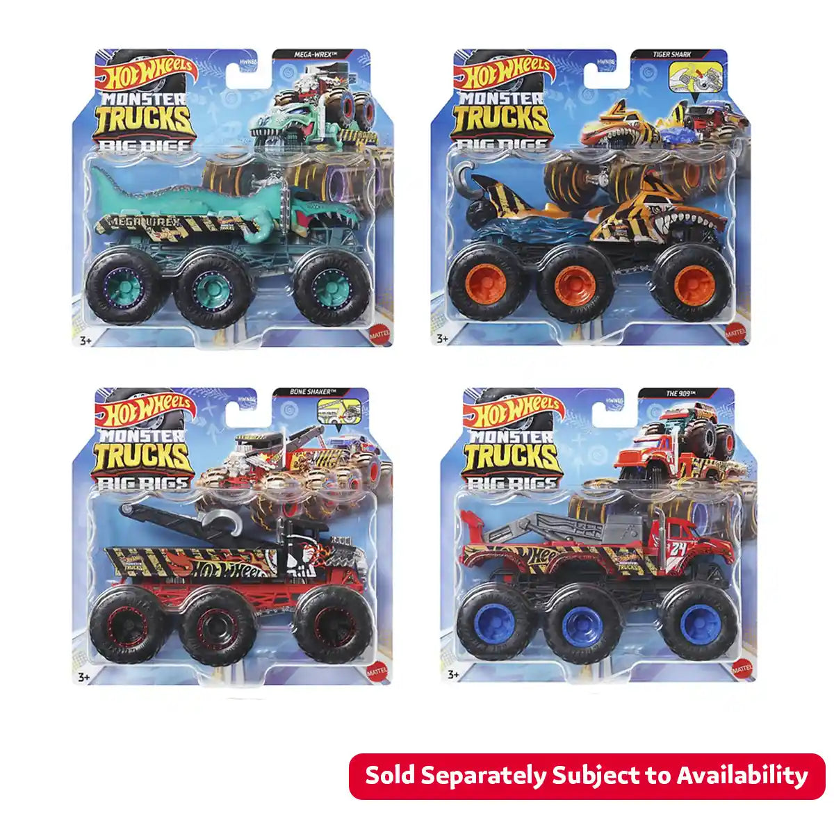 Hot Wheels MT Monster Rigs Asst