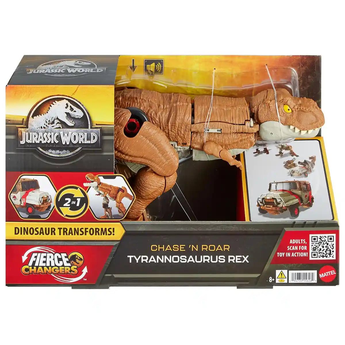 JW Fierce Changers - Chase ‘n' Roar T.Rex