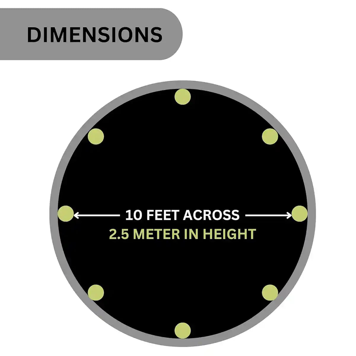 PLUM 10FT WAVE SPRINGSAFE TRAMPOLINE & ENCLOSURE PVC COLOR BOX