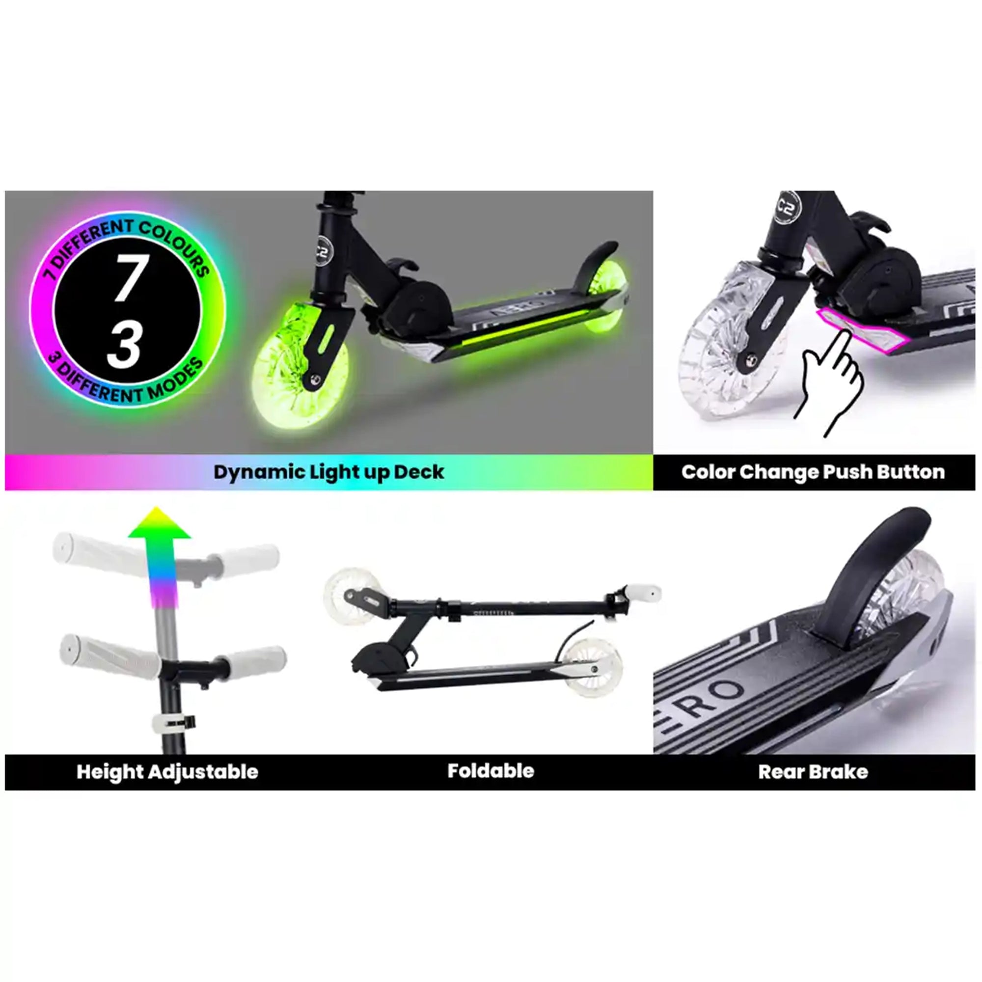 Aero Chameleon Scooter black-grey