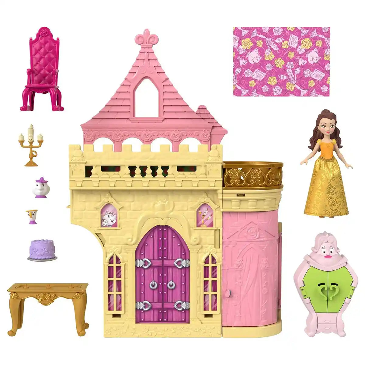 Mattel Disney Princess Storytime Stackers Belle Castle