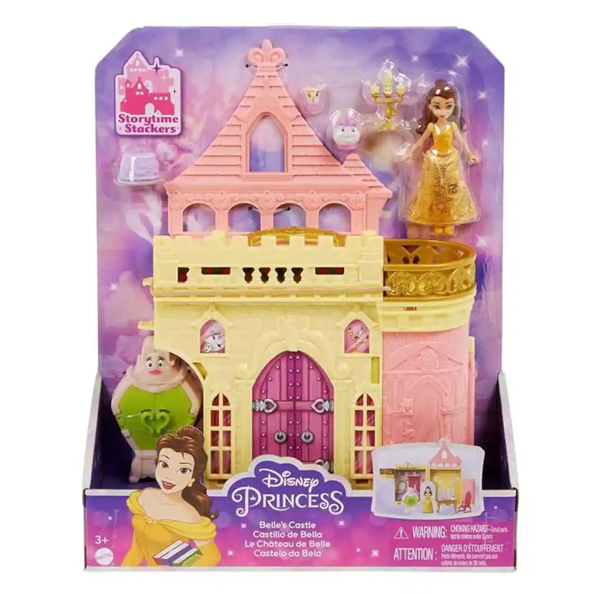 Mattel Disney Princess Storytime Stackers Belle Castle