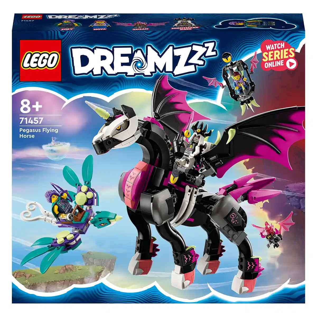 LEGO DREAMZzz Pegasus Flying Horse 71457 Building Toy Set (482 Pieces)