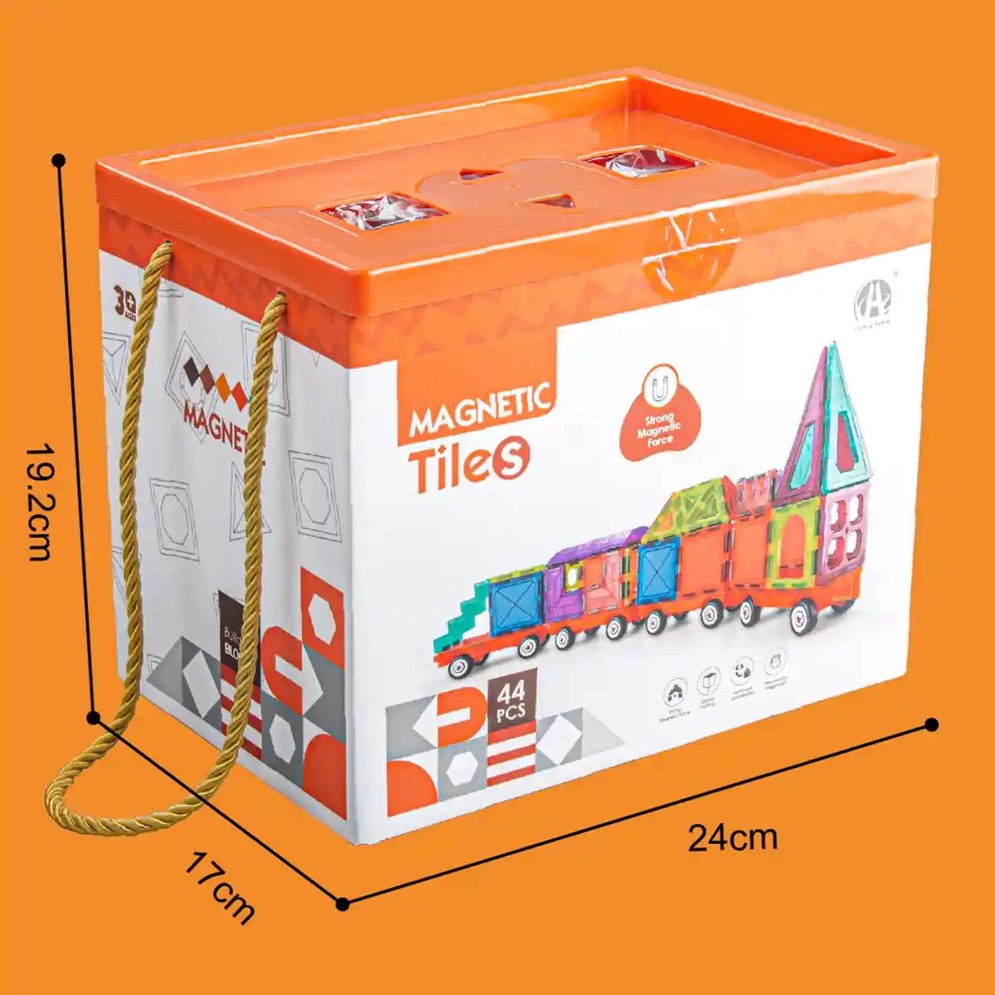 7.5CM Color window Magnetic slice 67PCS