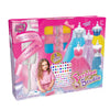 DIY HANDMADE CLOTHING DESIGN SET (3 PIECES, PINK/YELLOW/BLUE, 1 PERSON TABLE)6YRS+