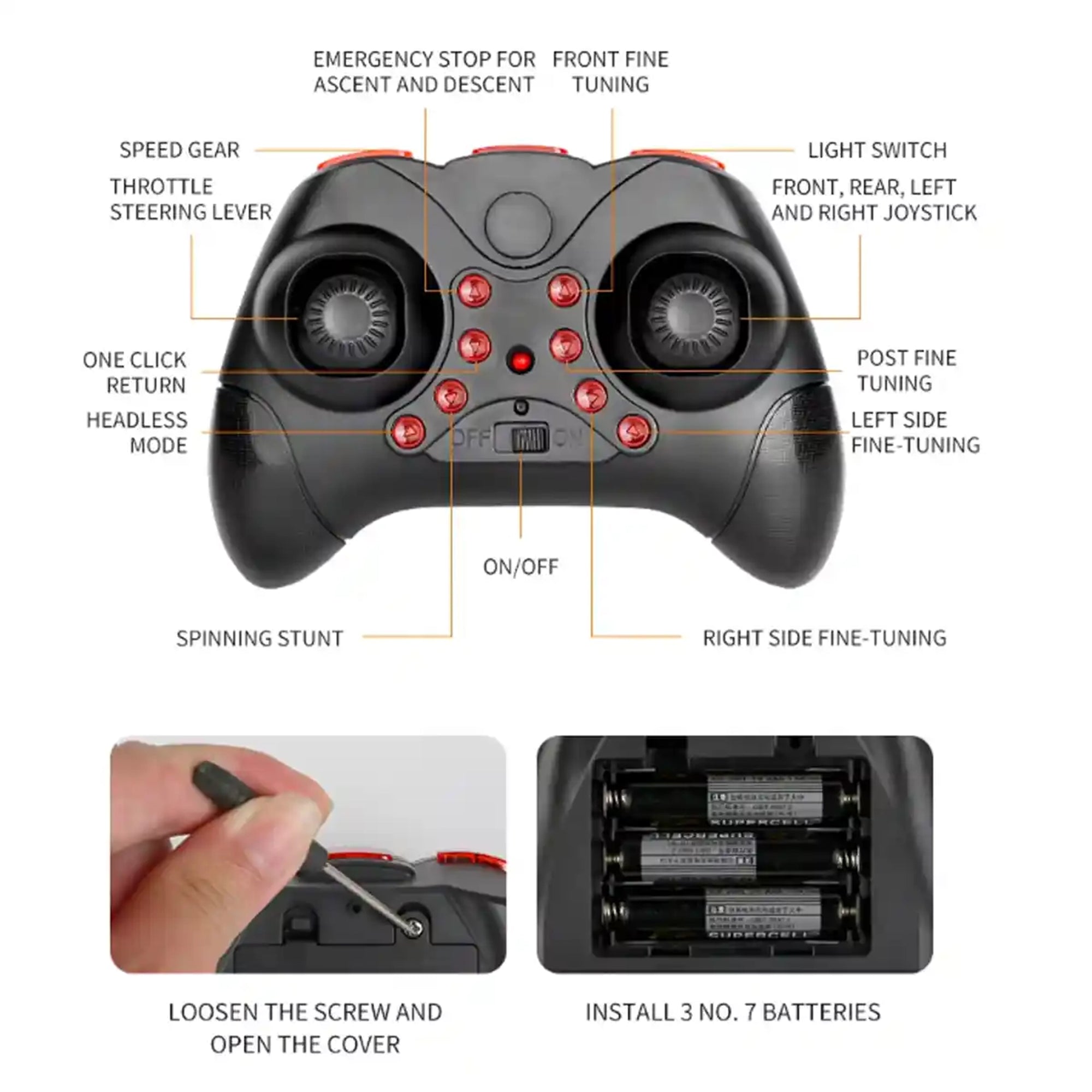DRONE WITH LIGHT 14YRS+