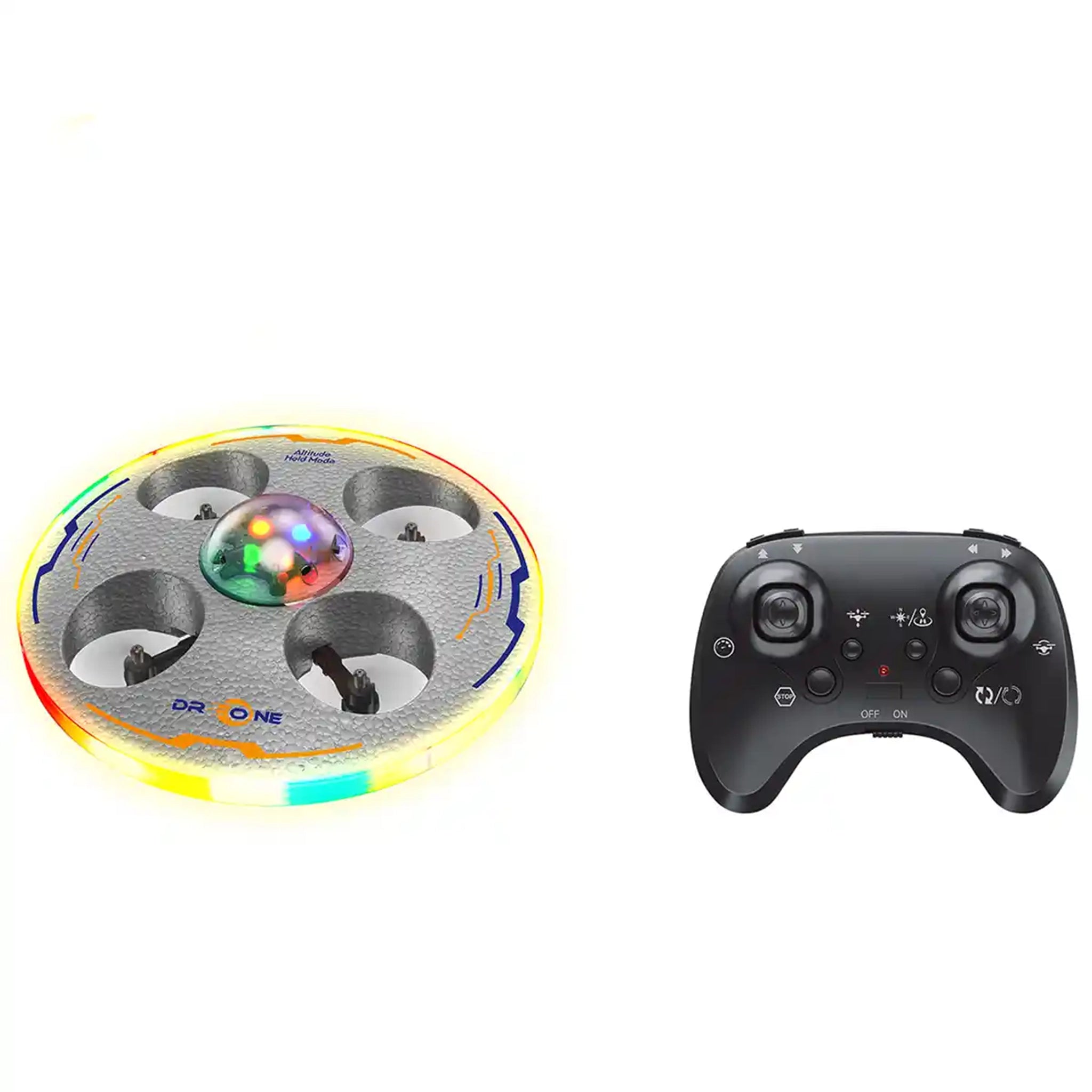 2.4G FIXED HEIGHT FOAM REMOTE CONTROL FLYING SAUCER BLACK/GRAY 14YRS+