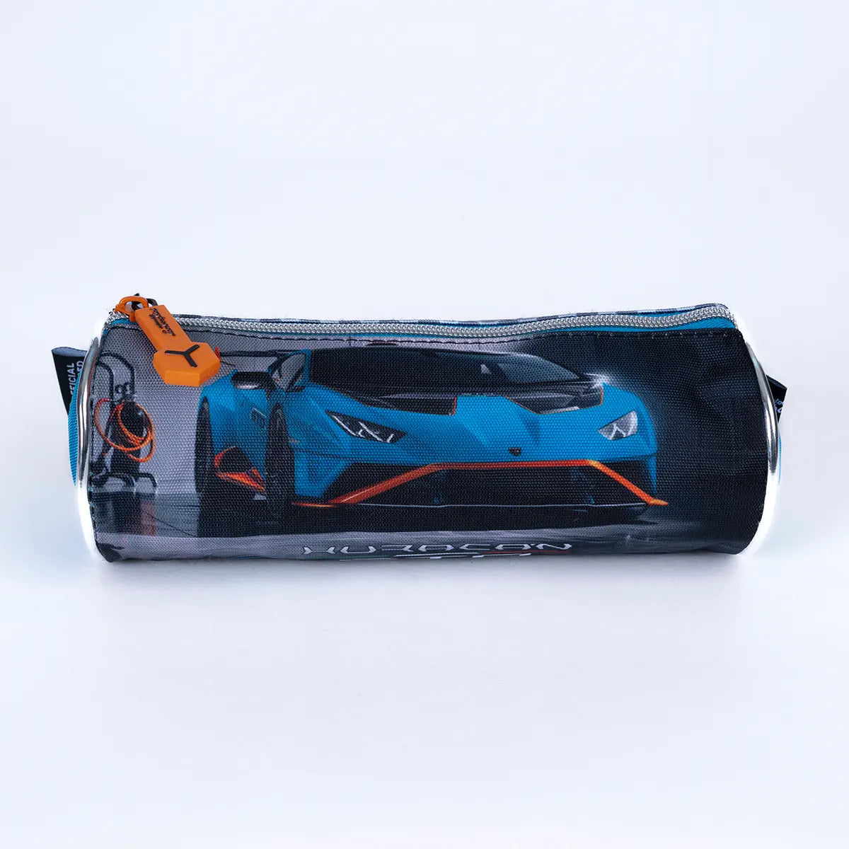 Lamborghini Trolley Bag 2 Main Compartments and 2 Side Pockets 16" W/ LUNCH BAG & PENCIL CASE