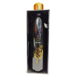 Vacuum Water Bottle 500ML - Gold Decorative design