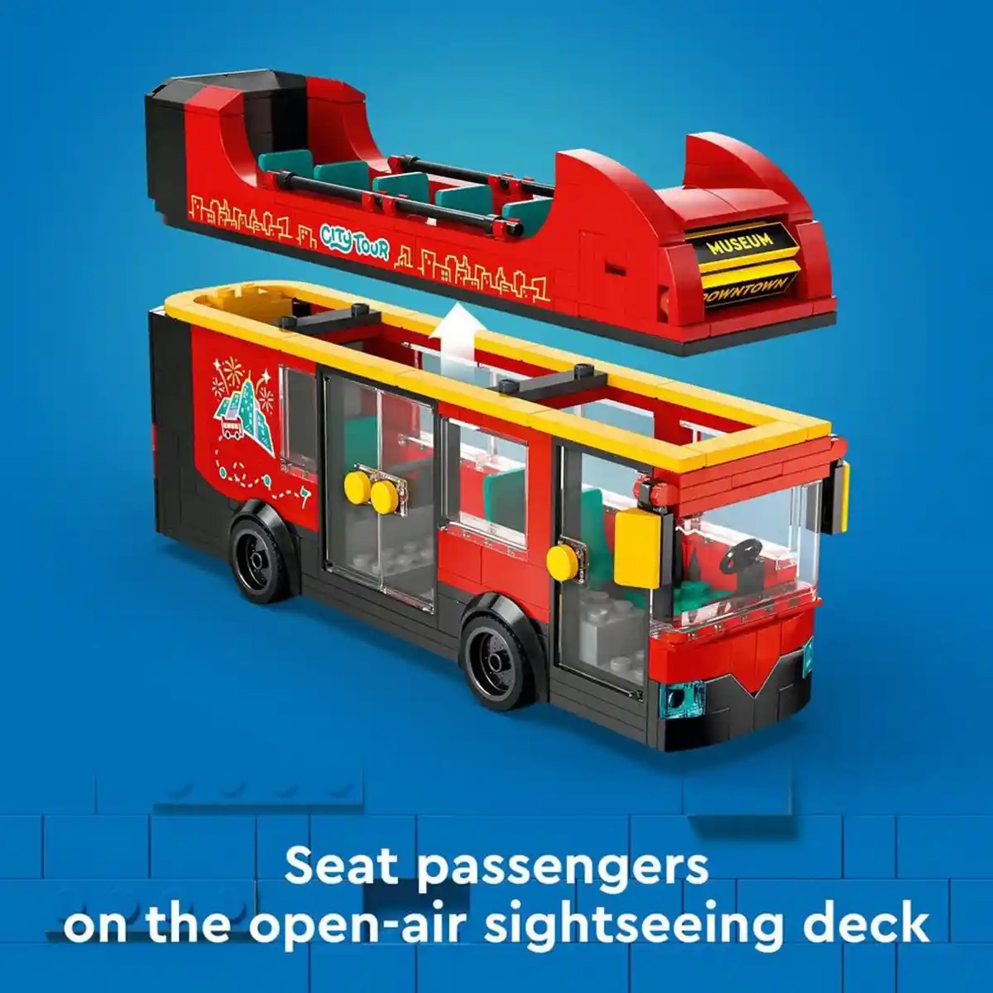 Lego City 60407 Red Double-Decker Sightseeing Bus