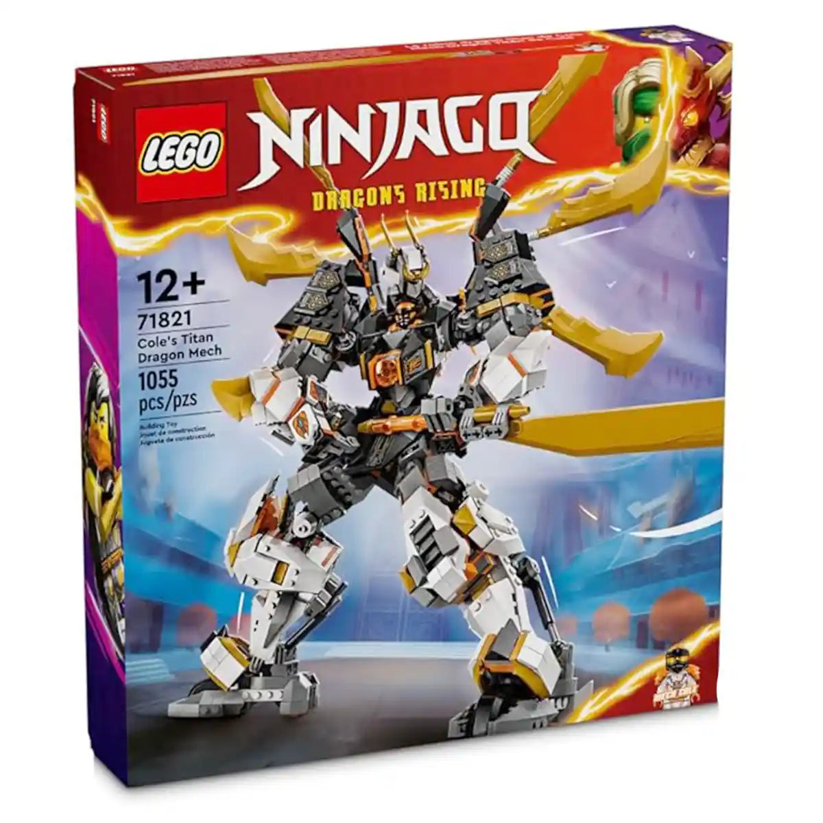 LEGO NINJAGO Coleâ€™s Titan Dragon Mech Adventure Toy 71821