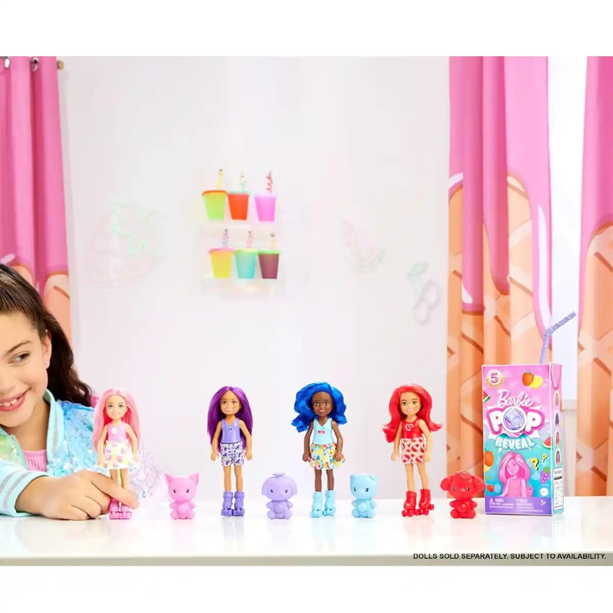 Barbie Chelsea Pop! Reveal Fruit Series Asst.