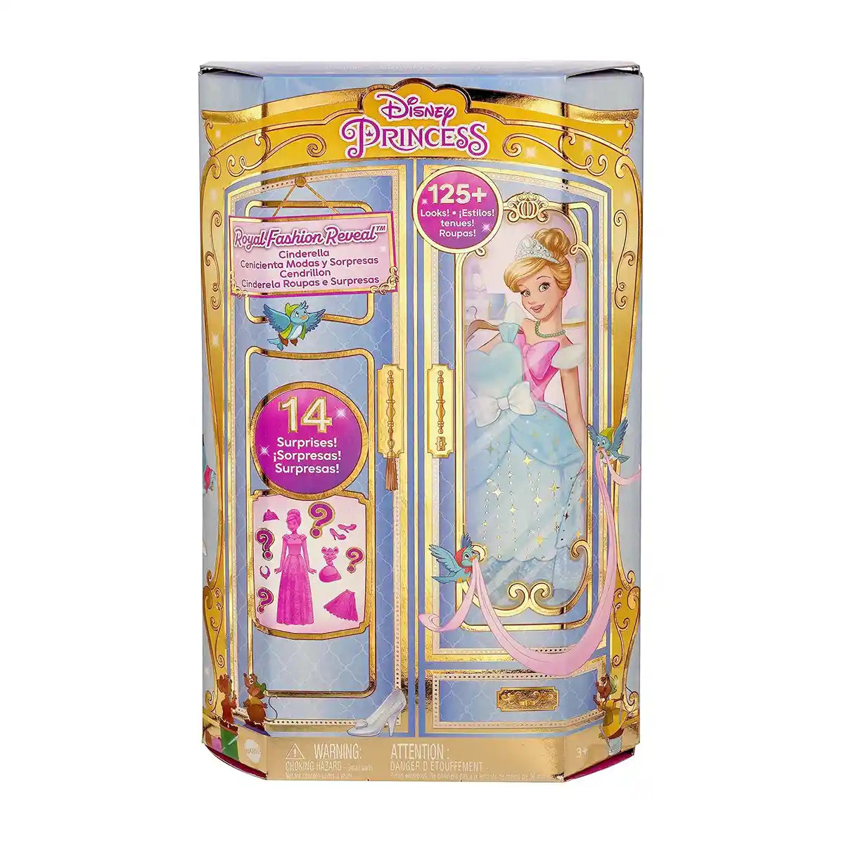 Disney Princess Fashion Doll - Doll & Fashion Surprise - Cinderella