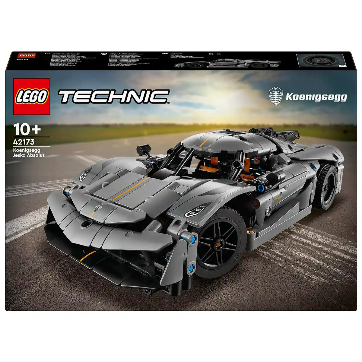 LEGO Technic 42173 Koenigsegg Jesko Absolut Grey Hypercar