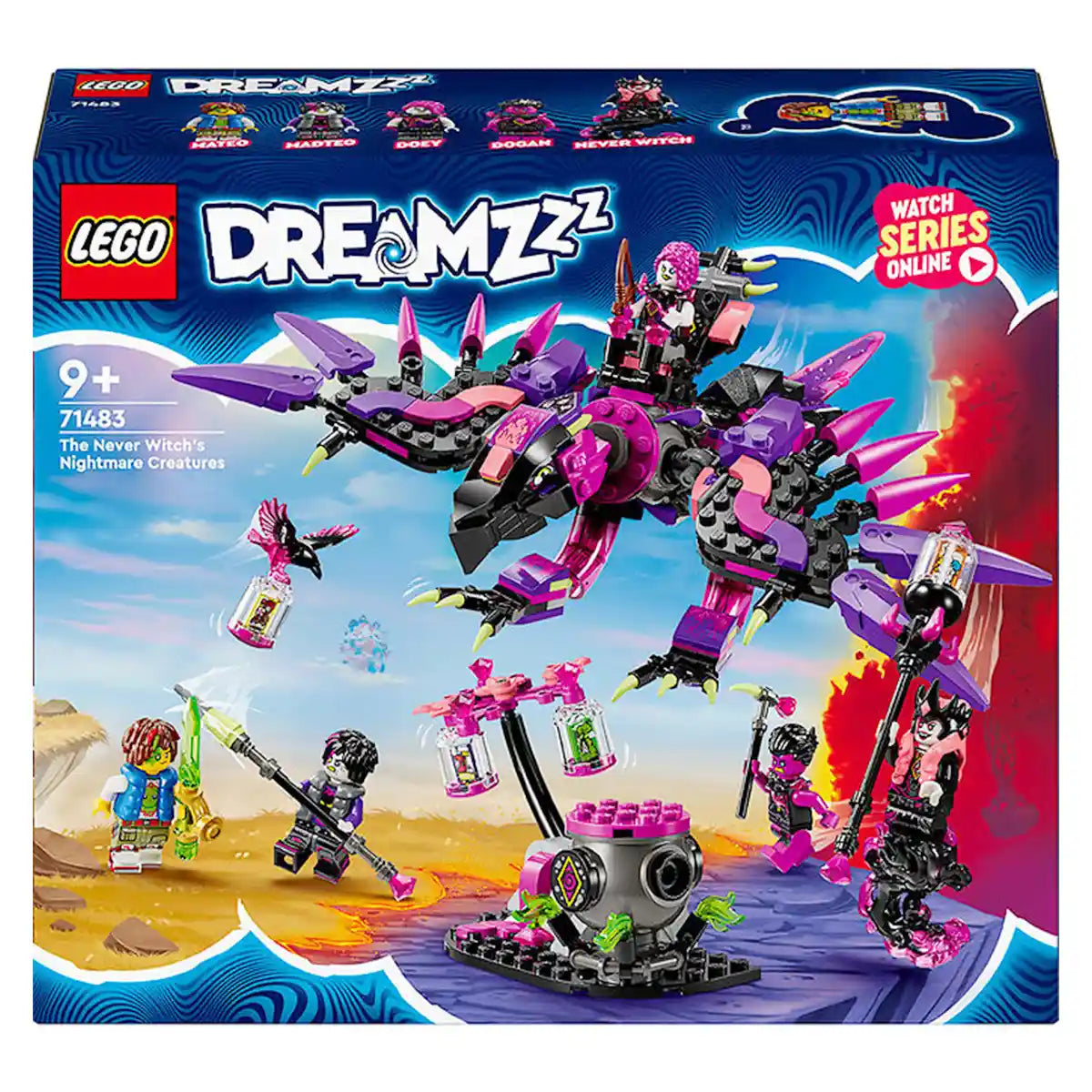 LEGO Dreamzzz 71483 The Never Witch's Nightmare Creatures