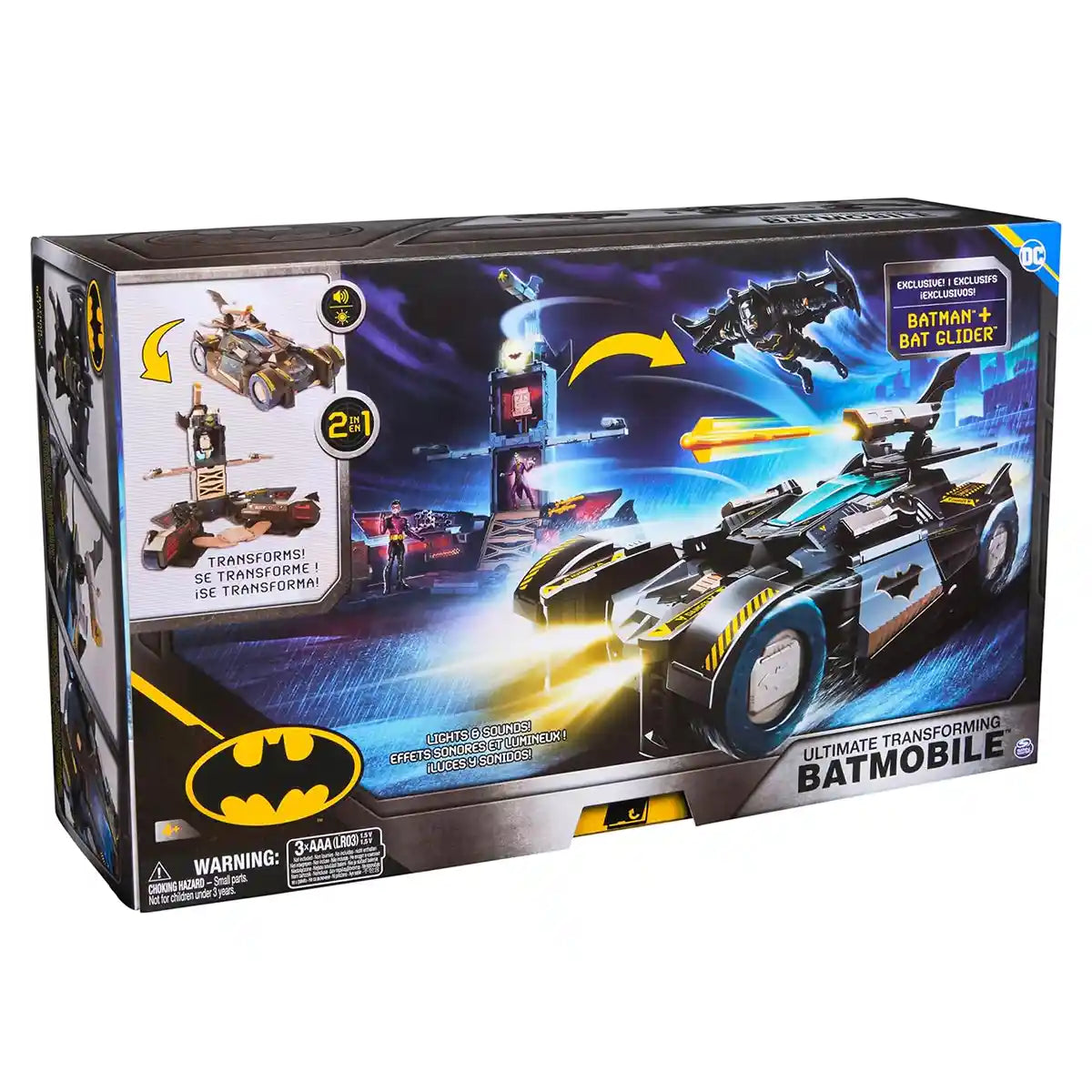 DC Batman Ultimate Transforming Bat Mobile