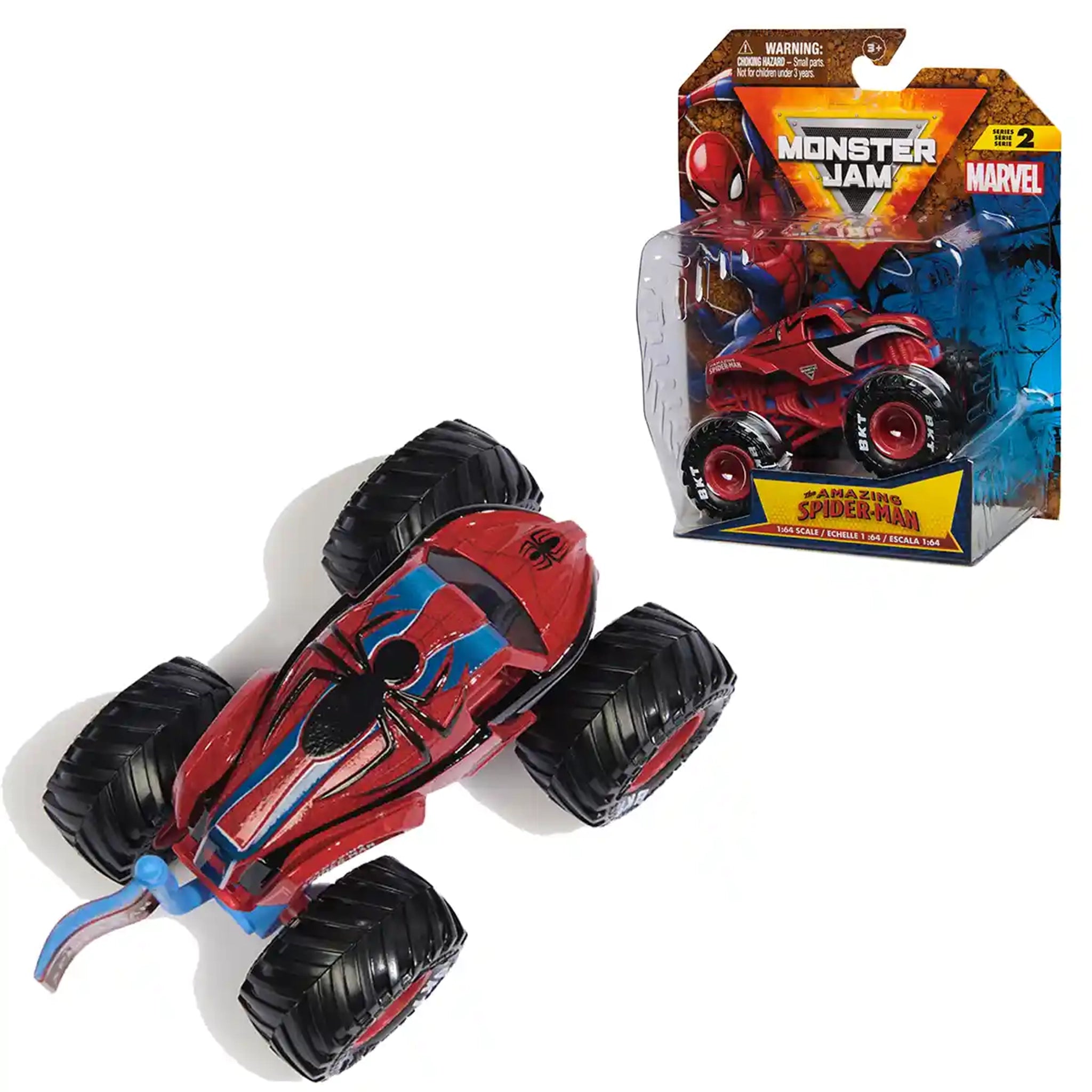 Monster Jam Marvel Vehicles 1:64 1-PK