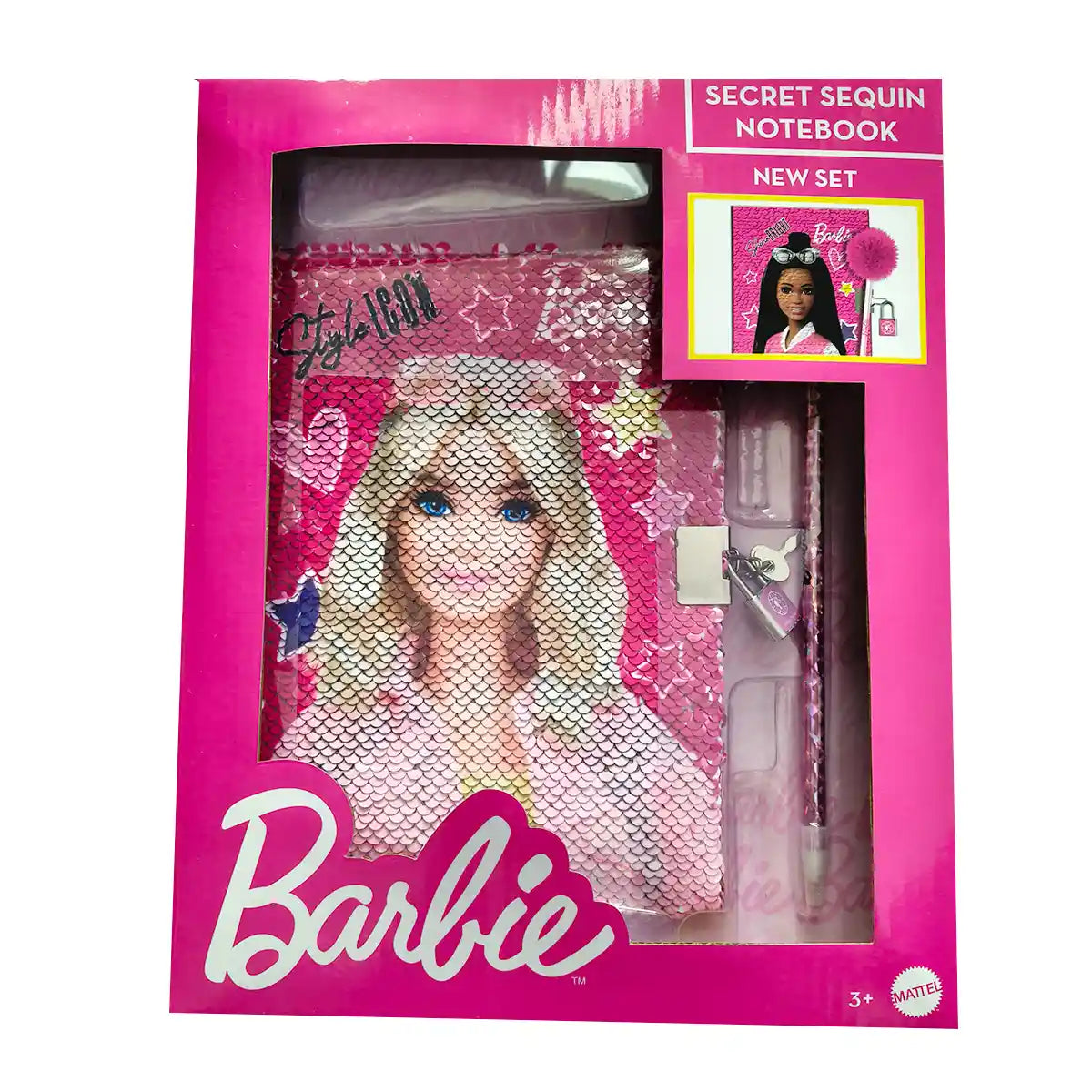 Barbie Secret Sequin Notebook