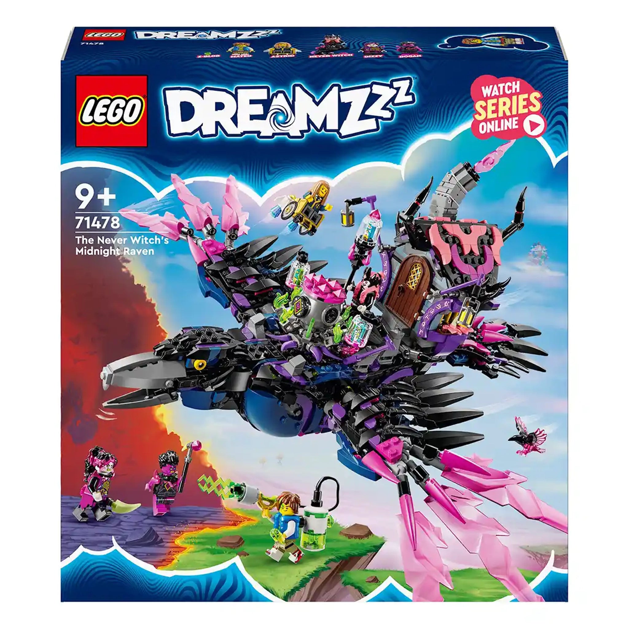 Lego Dreamzzz 71478 The Never Witch's Midnight Raven