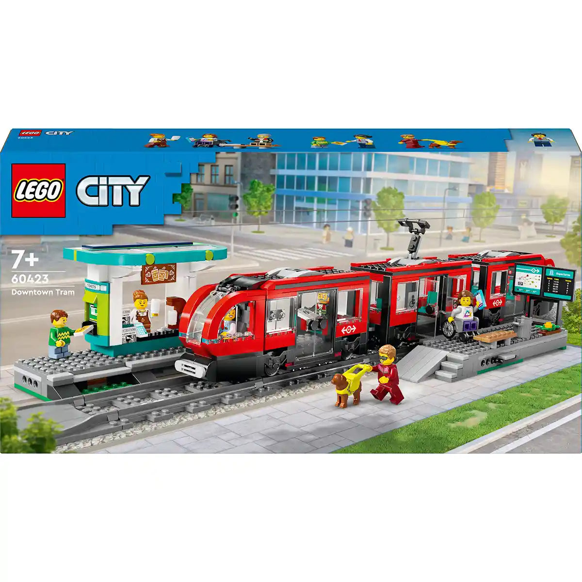 Lego 60423 Downtown Streetcar and Station