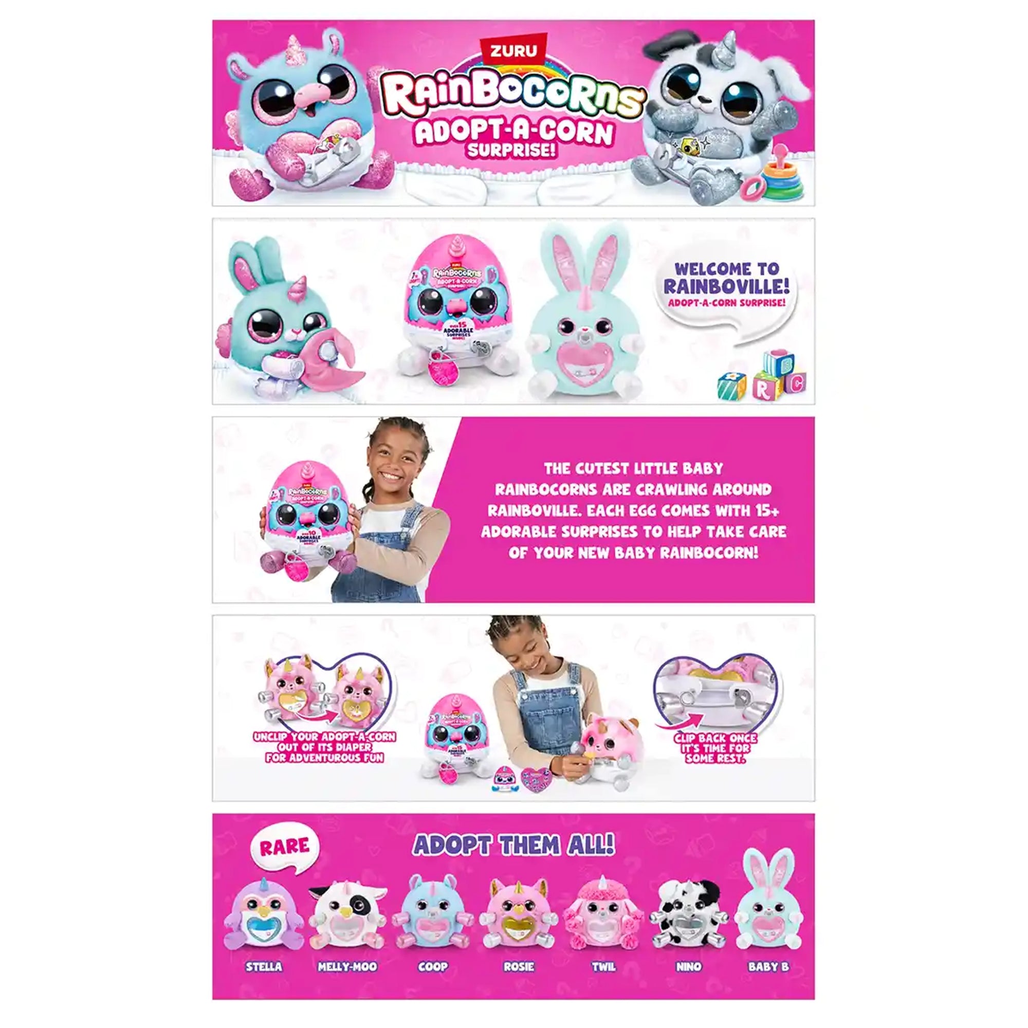 Rainbocorns Adopt-A-Corn